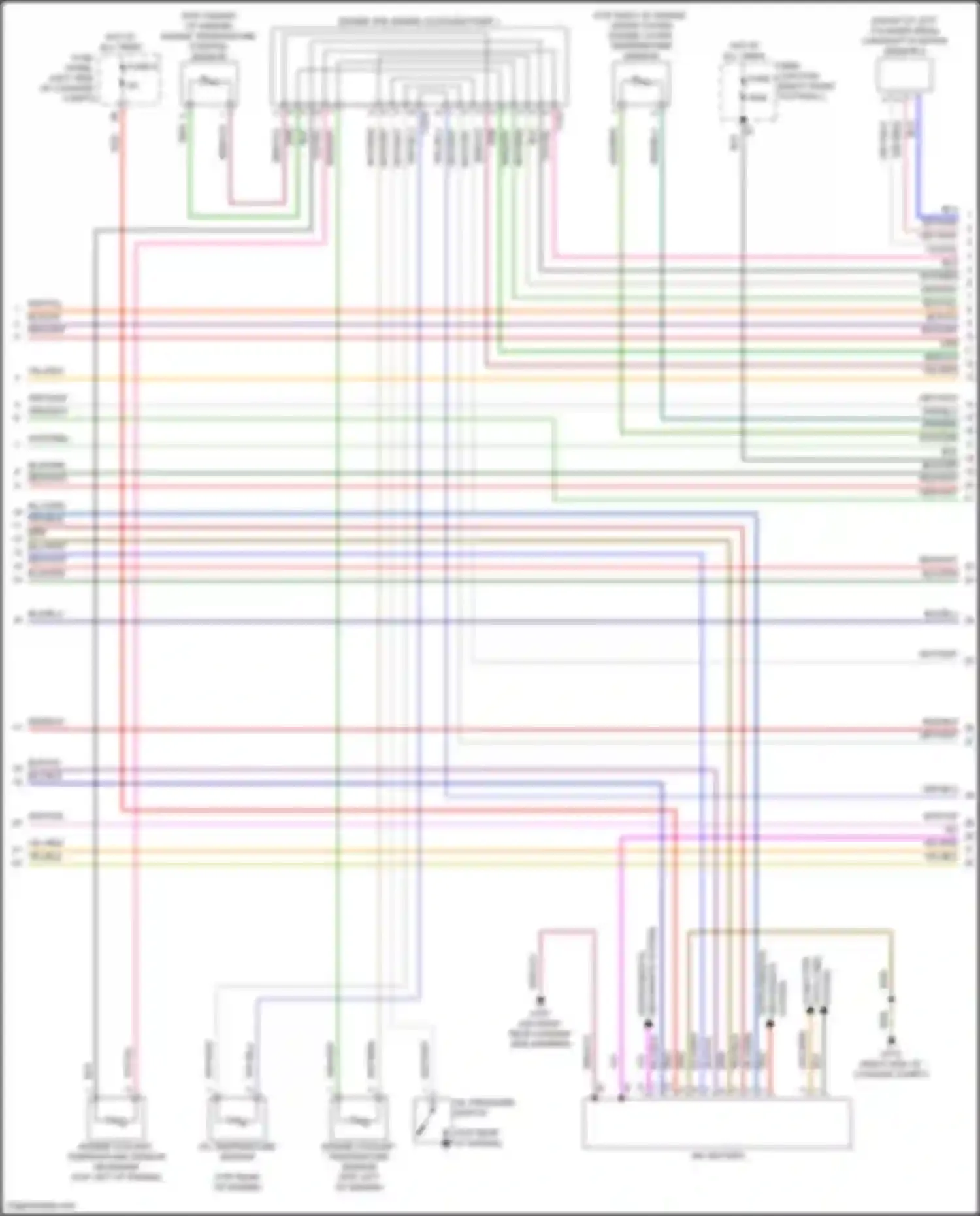 A8 Audi D5 facelift (2021-2024): Wiring diagram engine performance 3.0l turbo hybrid (6 of 10)