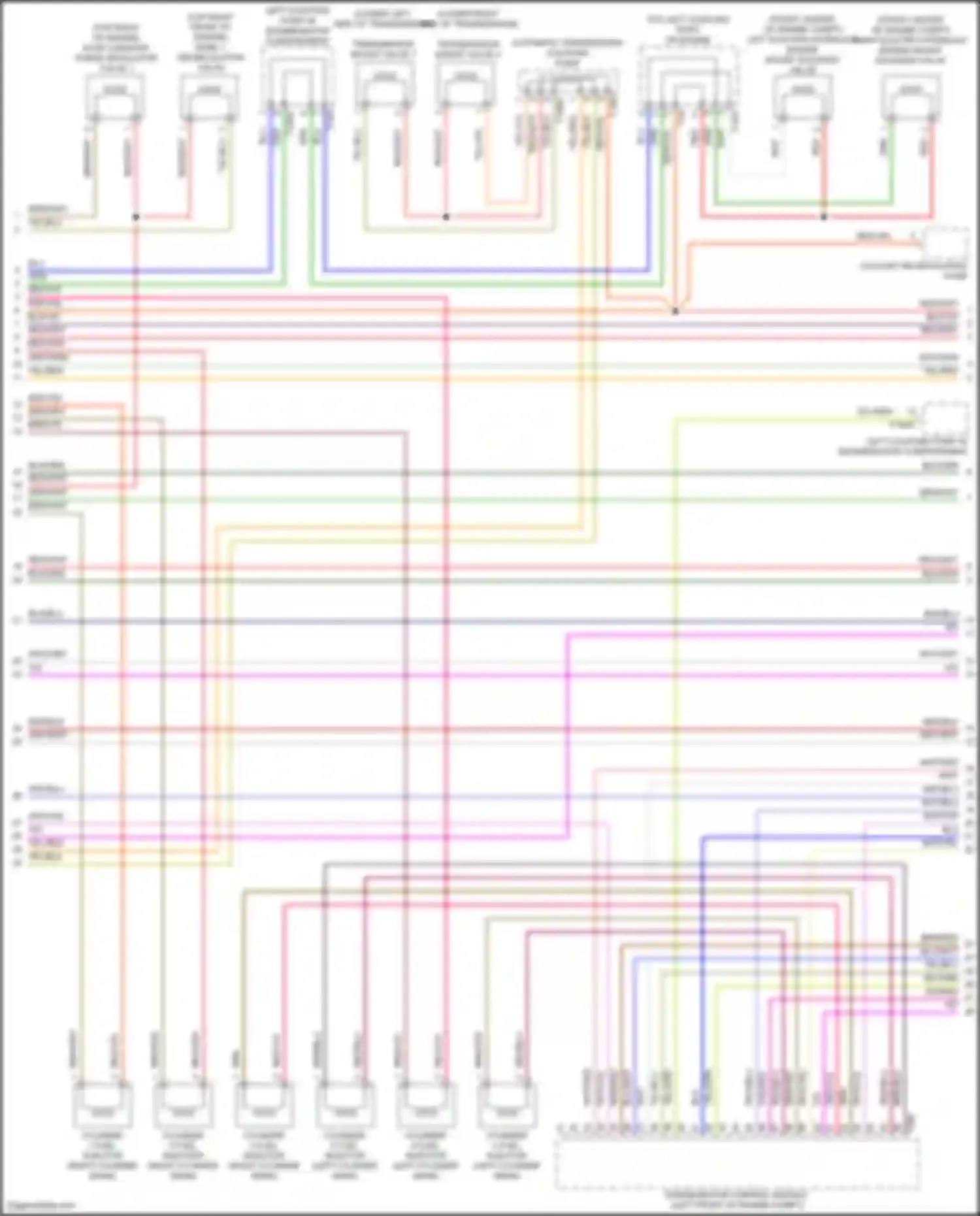 A8 Audi D5 facelift (2021-2024): Wiring diagram engine performance 3.0l turbo hybrid (8 of 10)