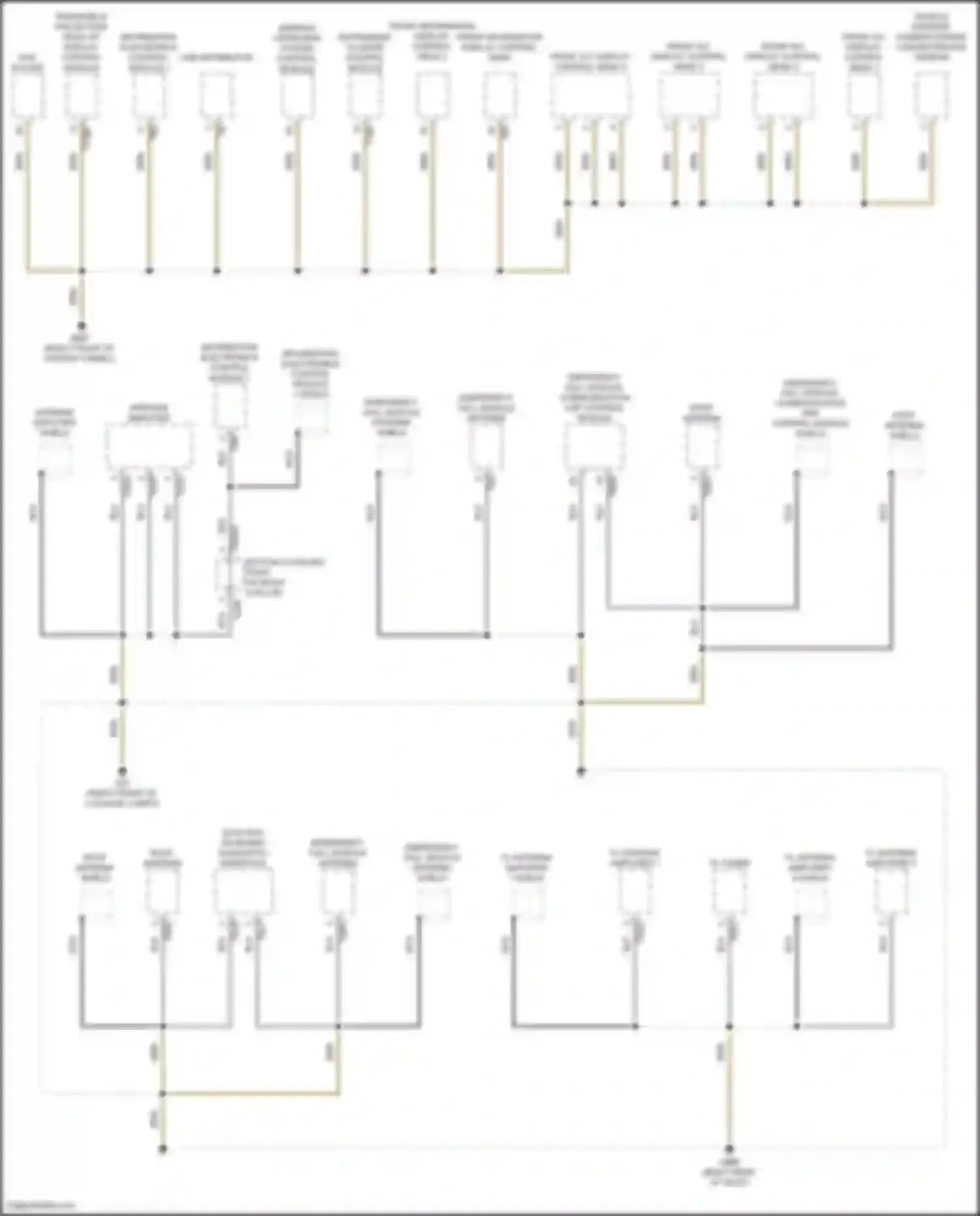 A8 Audi D5 facelift (2021-2024): Ground distribution circuit (12 of 12)