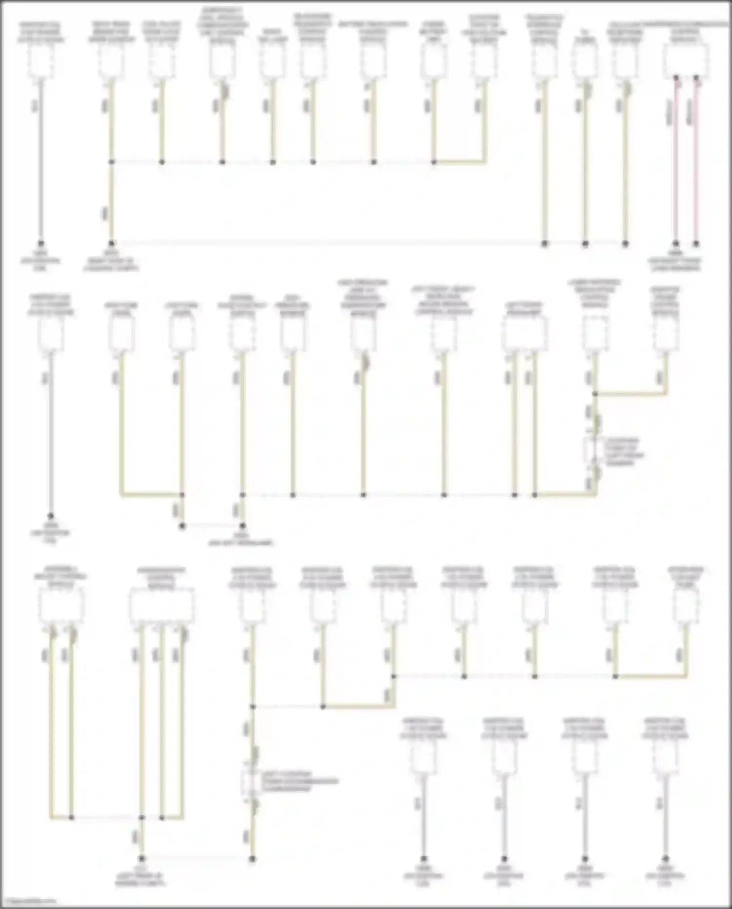 A8 Audi D5 facelift (2021-2024): Ground distribution circuit (3 of 12)