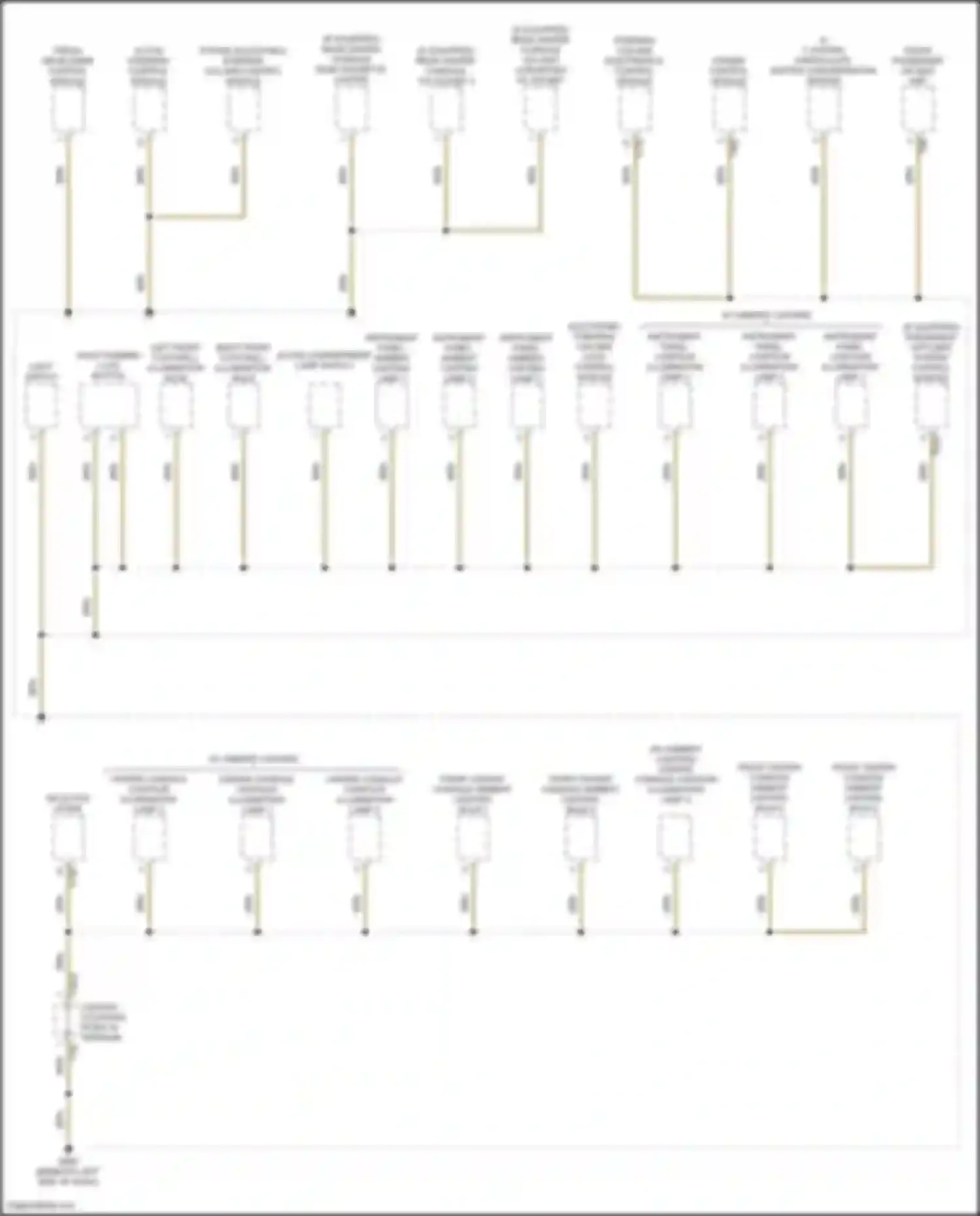 A8 Audi D5 facelift (2021-2024): Ground distribution circuit (4 of 12)