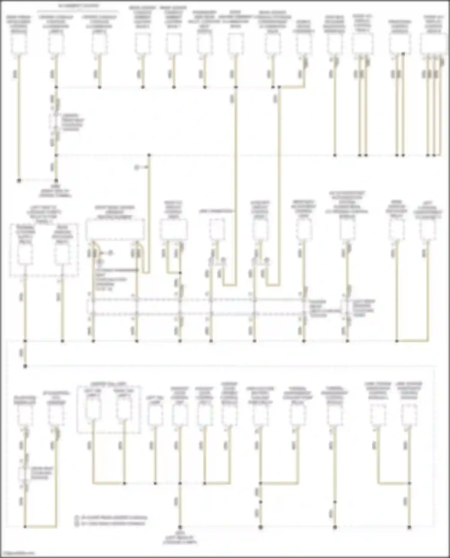 A8 Audi D5 facelift (2021-2024): Ground distribution circuit (5 of 12)