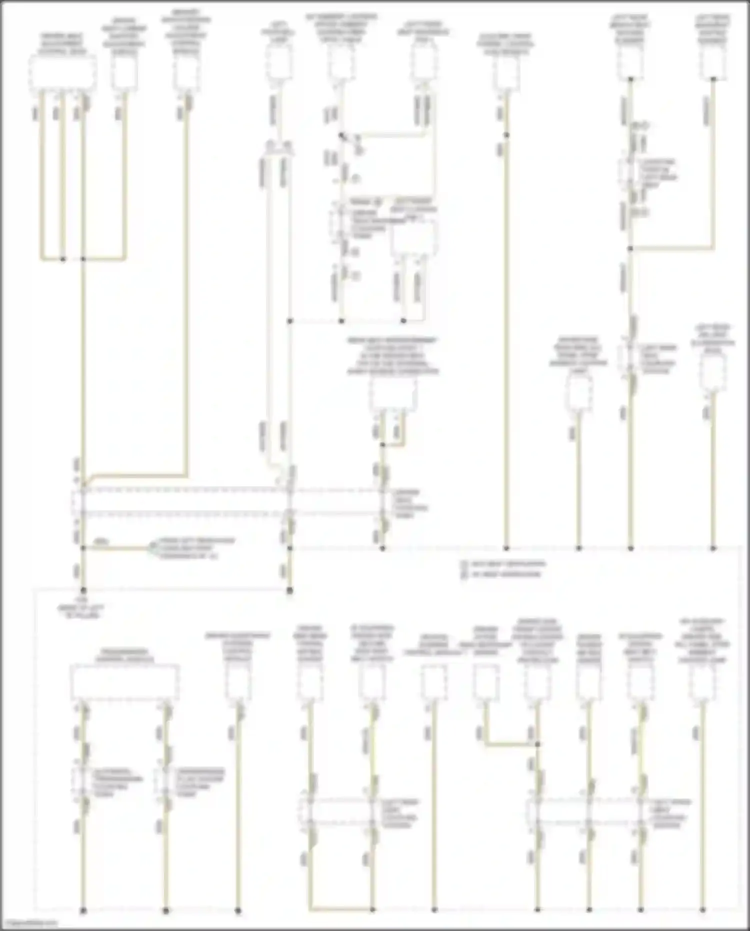 A8 Audi D5 facelift (2021-2024): Ground distribution circuit (7 of 12)