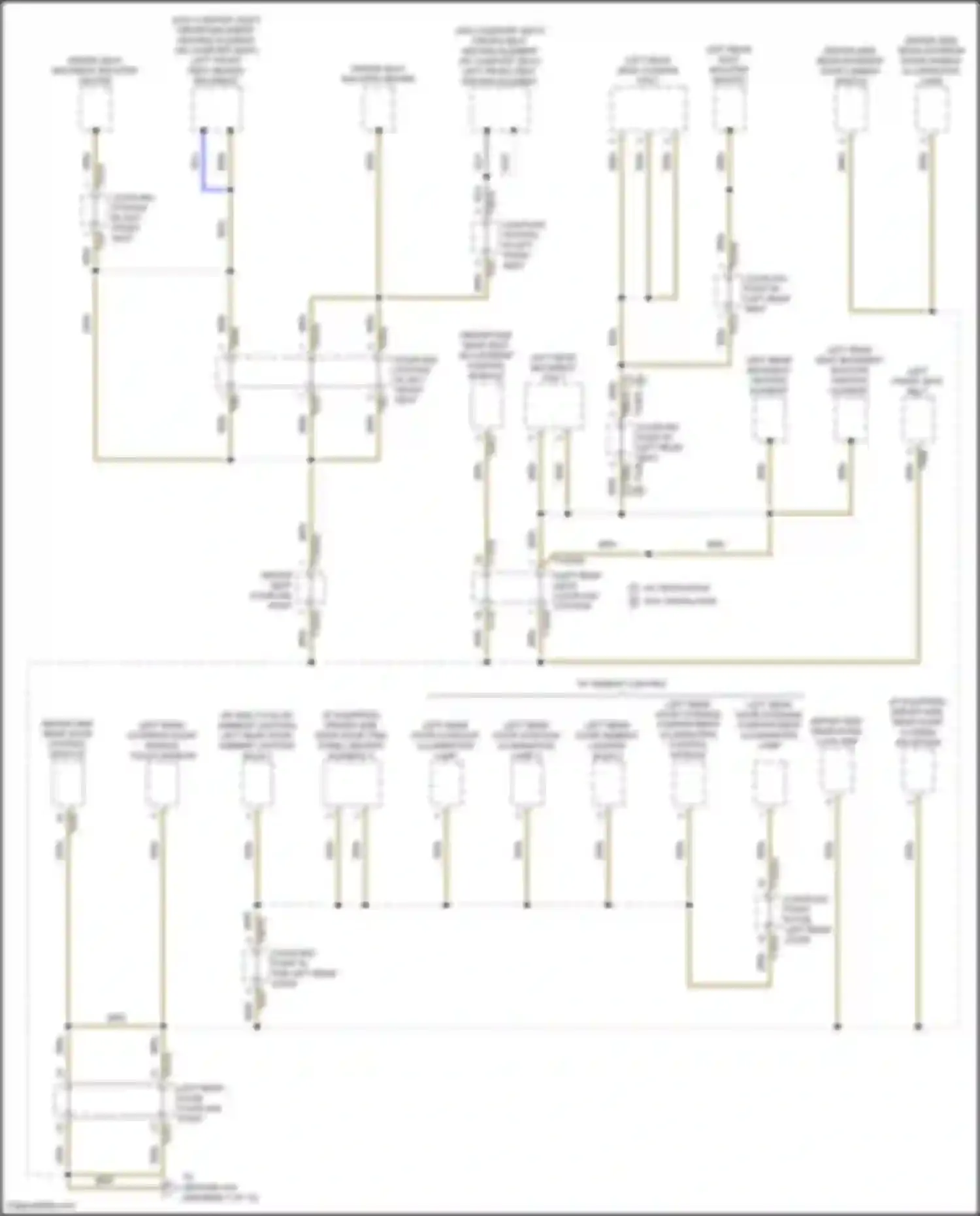 A8 Audi D5 facelift (2021-2024): Ground distribution circuit (8 of 12)