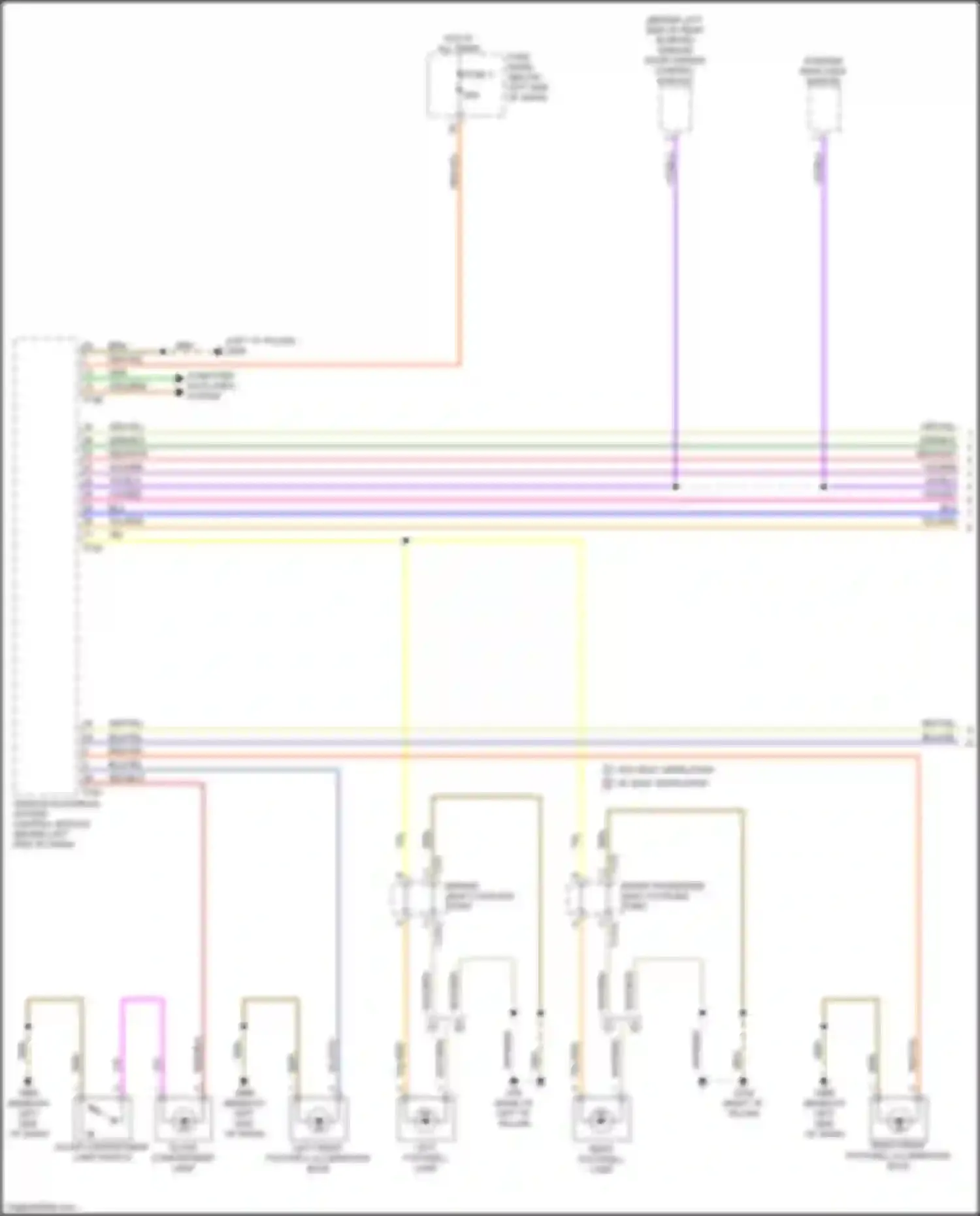 A8 Audi D5 facelift (2021-2024): Courtesy lamps circuit (1 of 10)