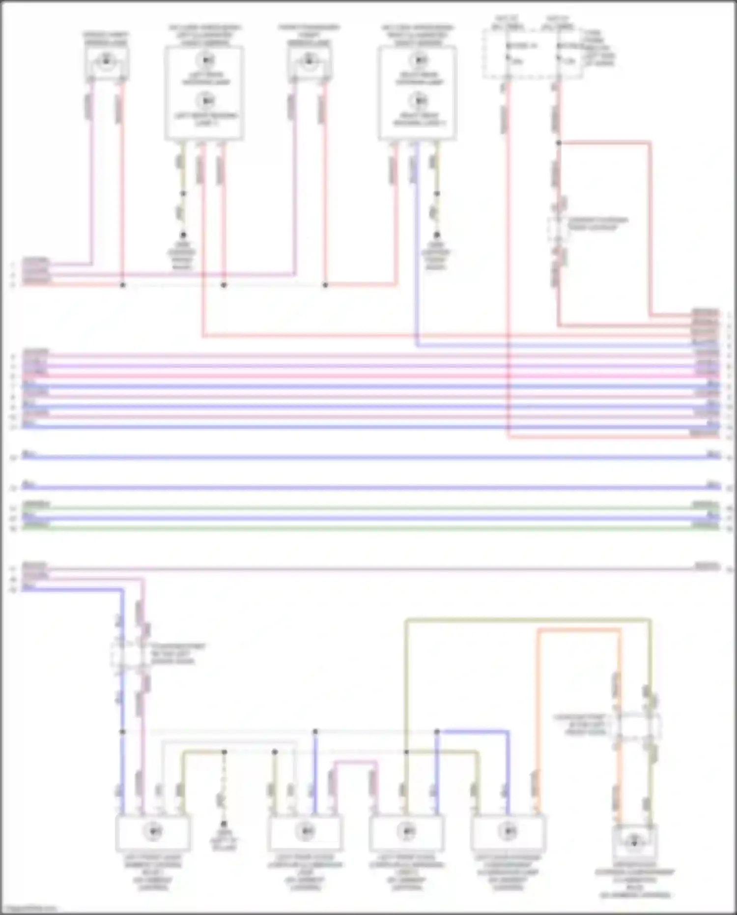 A8 Audi D5 facelift (2021-2024): Courtesy lamps circuit (5 of 10)
