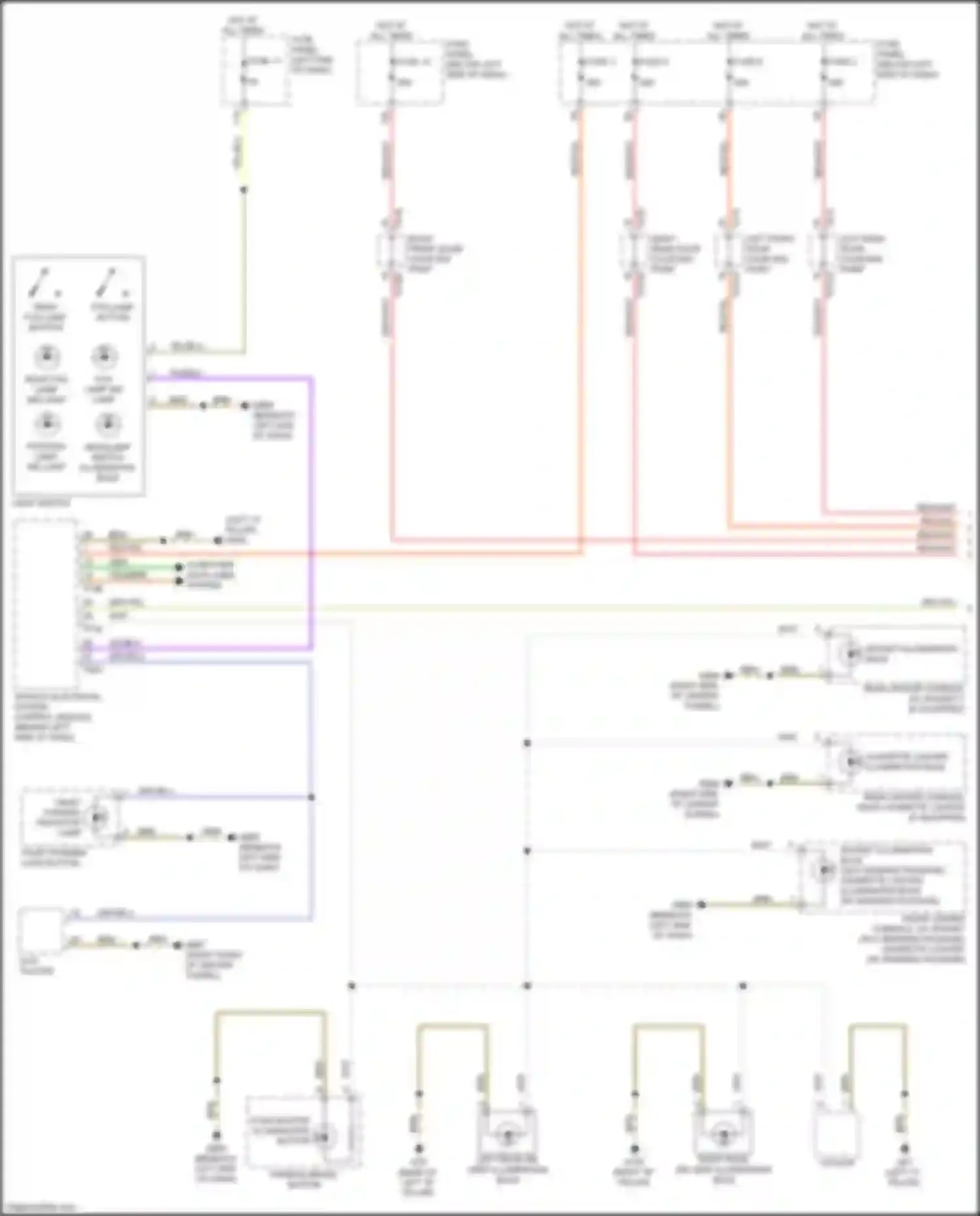 A8 Audi D5 facelift (2021-2024): Instrument illumination circuit (1 of 4)