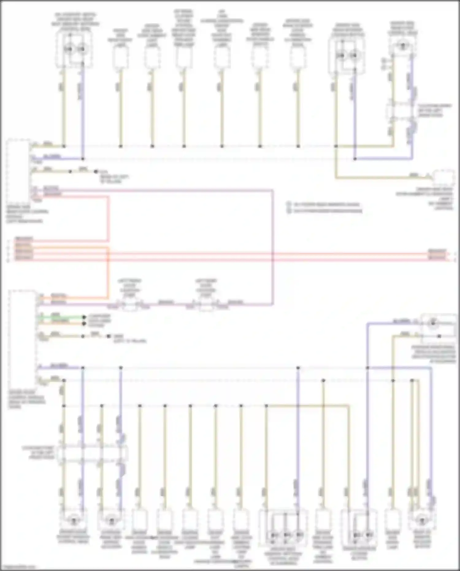A8 Audi D5 facelift (2021-2024): Instrument illumination circuit (3 of 4)