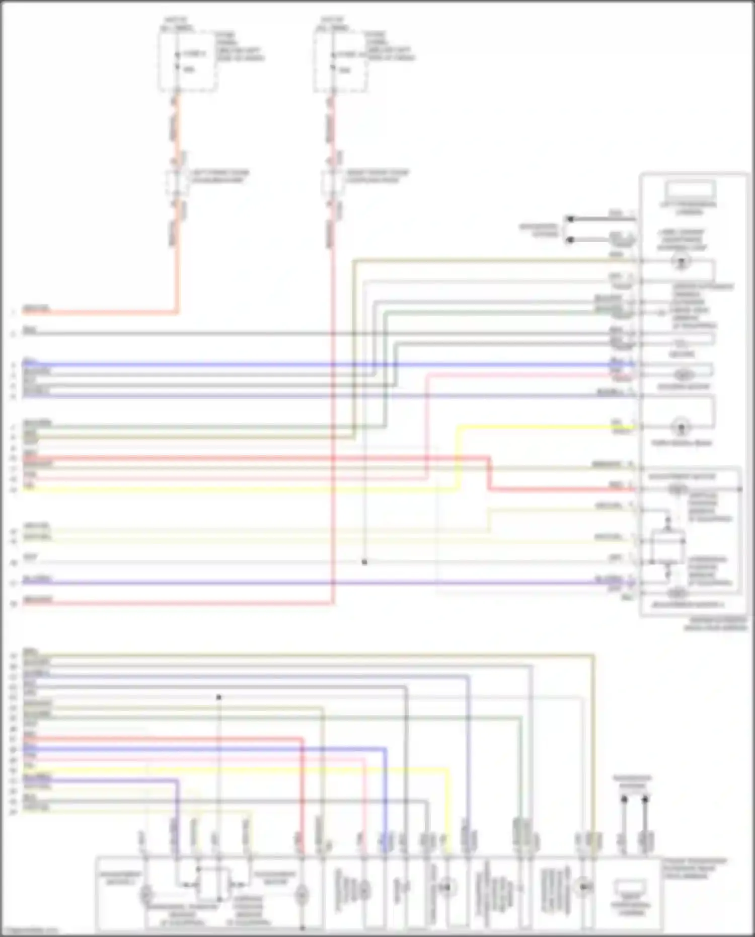 A8 Audi D5 facelift (2021-2024): Memory mirrors circuit (2 of 2)