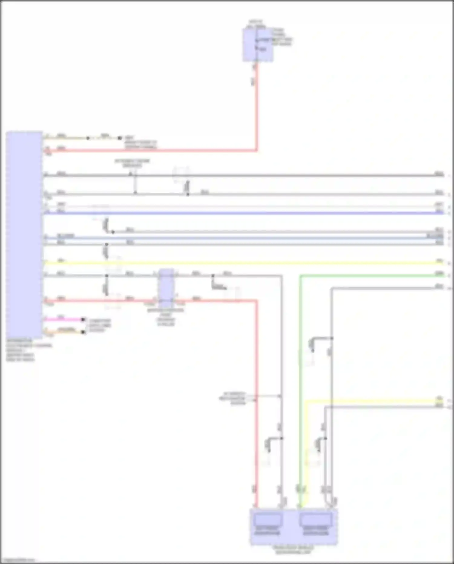 A8 Audi D5 facelift (2021-2024): Emergency call circuit, w/o connect plus (1 of 2)