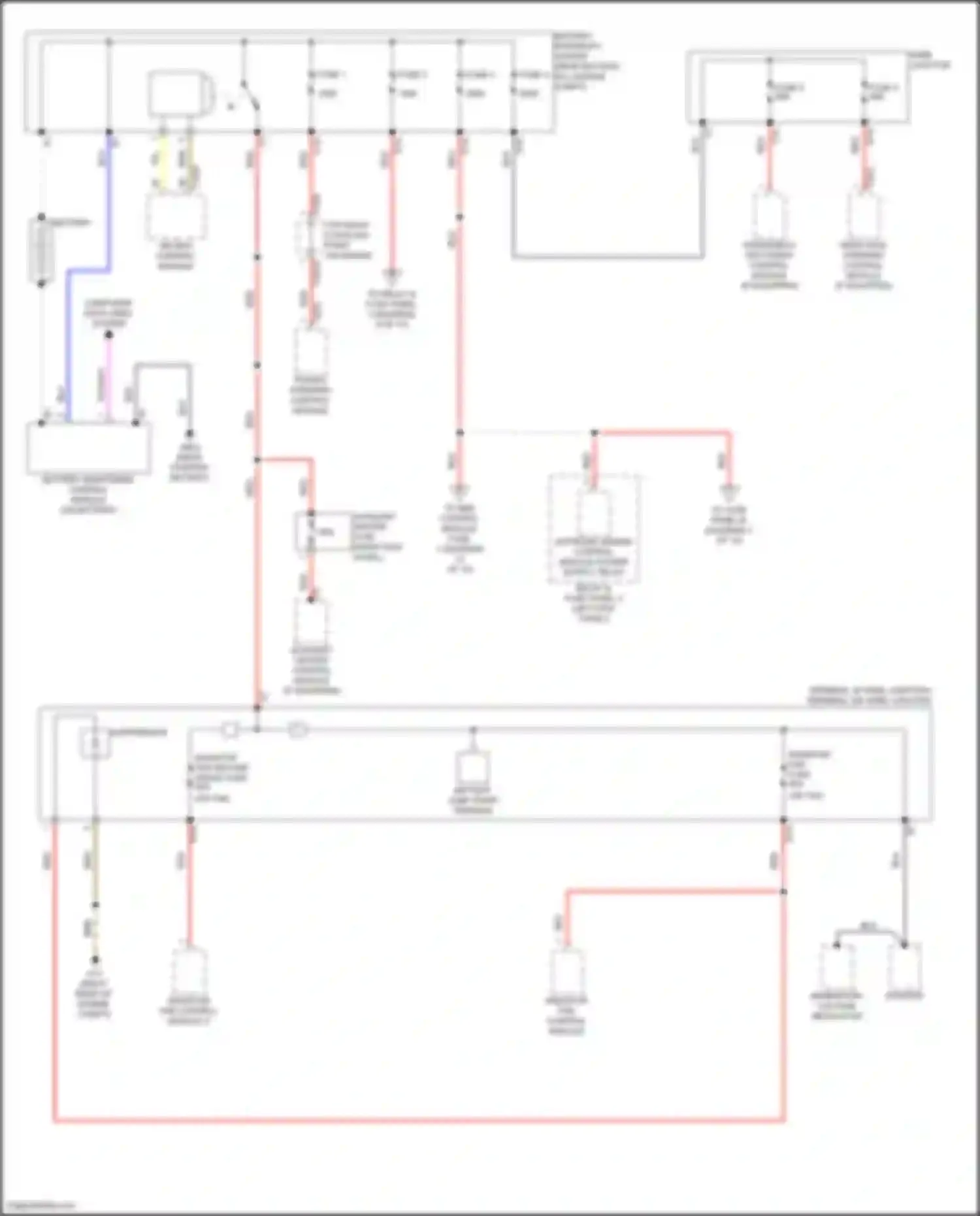 A8 Audi D5 facelift (2021-2024): Power distribution circuit (1 of 10)