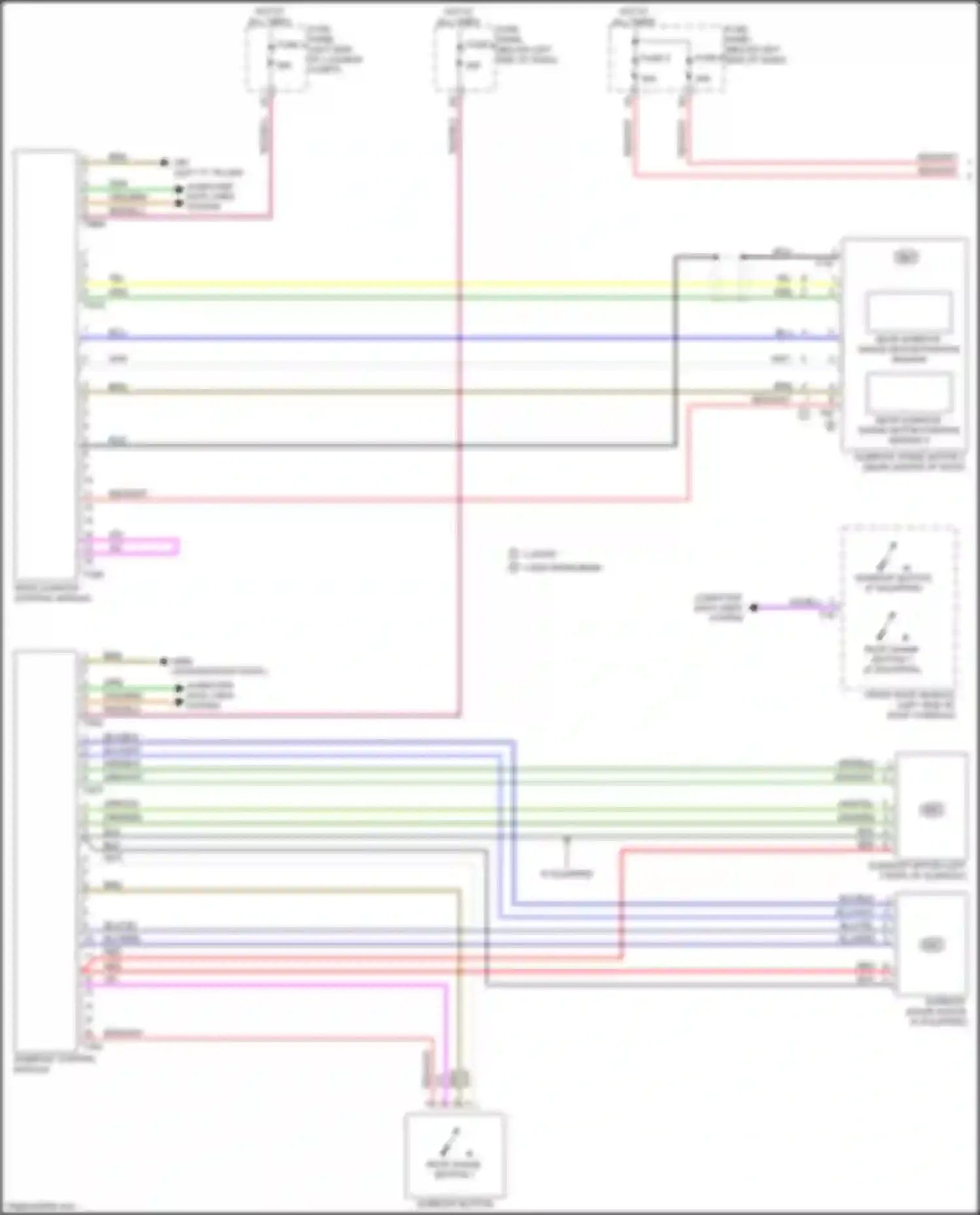 A8 Audi D5 facelift (2021-2024): Power top/sunroof circuit (1 of 2)