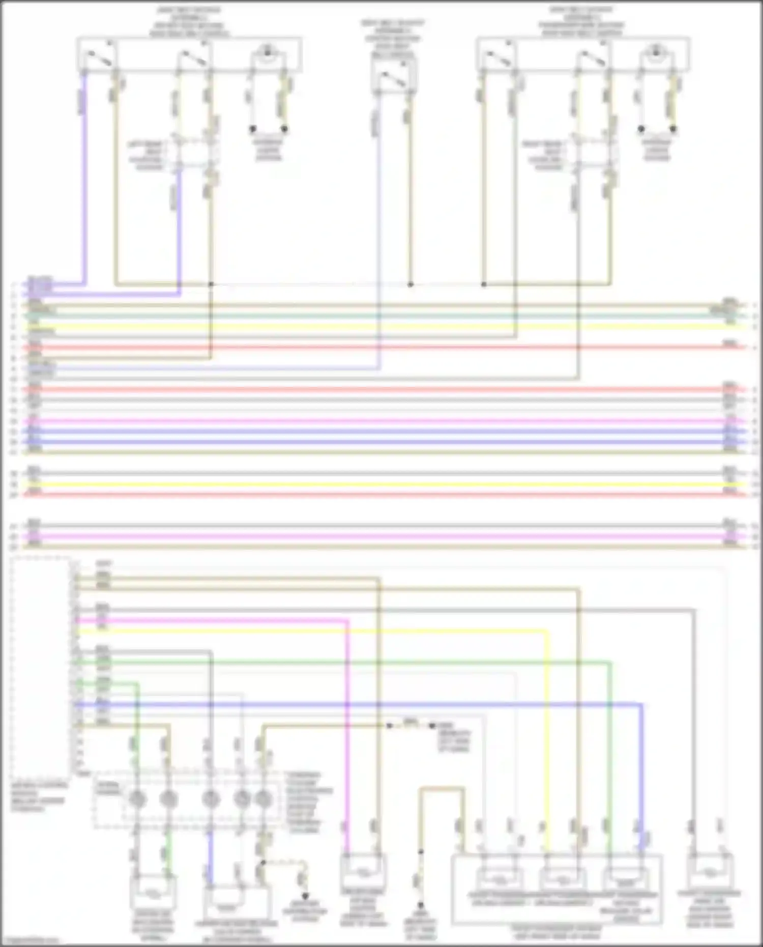 A8 Audi D5 facelift (2021-2024): Supplemental restraints circuit (5 of 7)