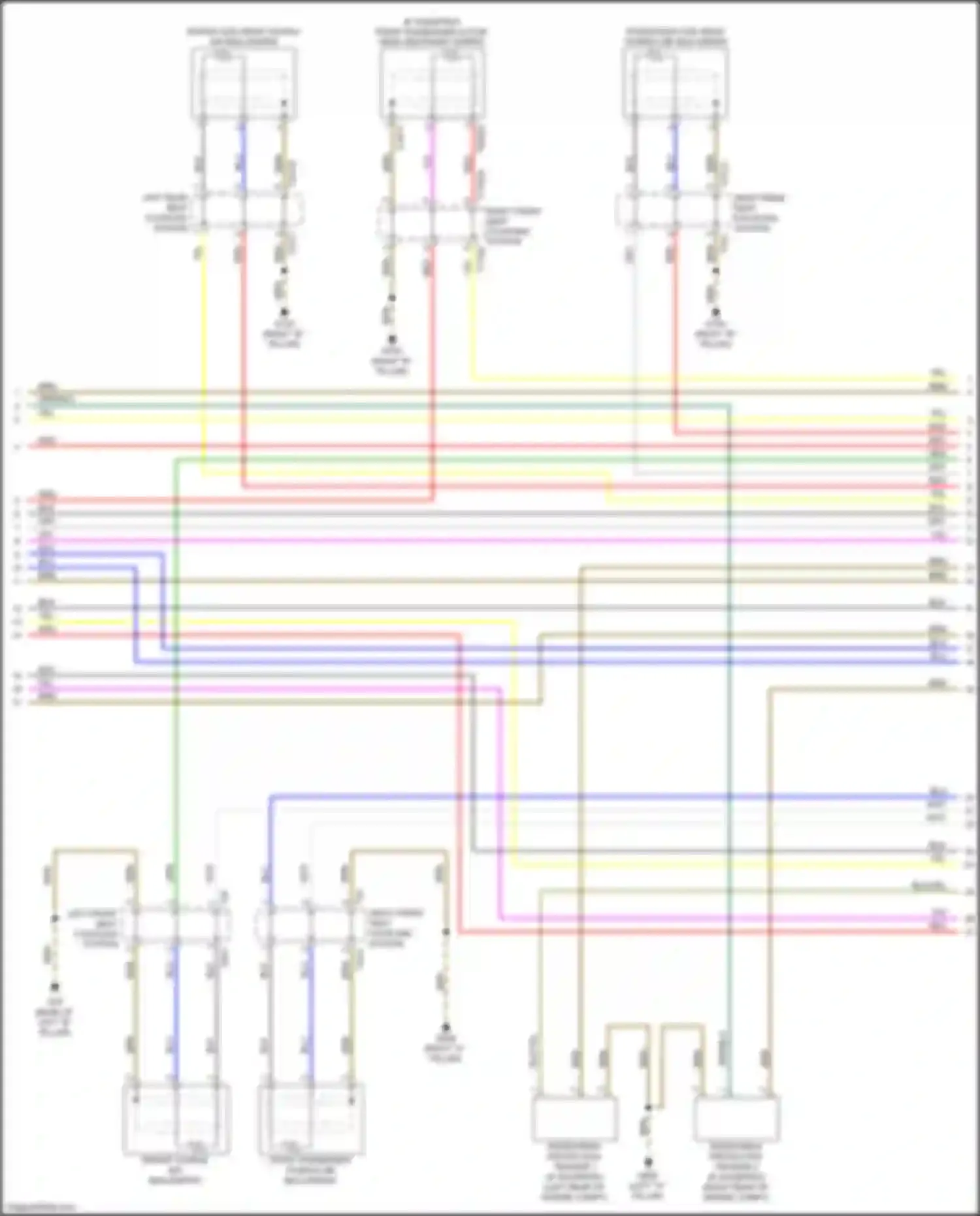 A8 Audi D5 facelift (2021-2024): Supplemental restraints circuit (6 of 7)