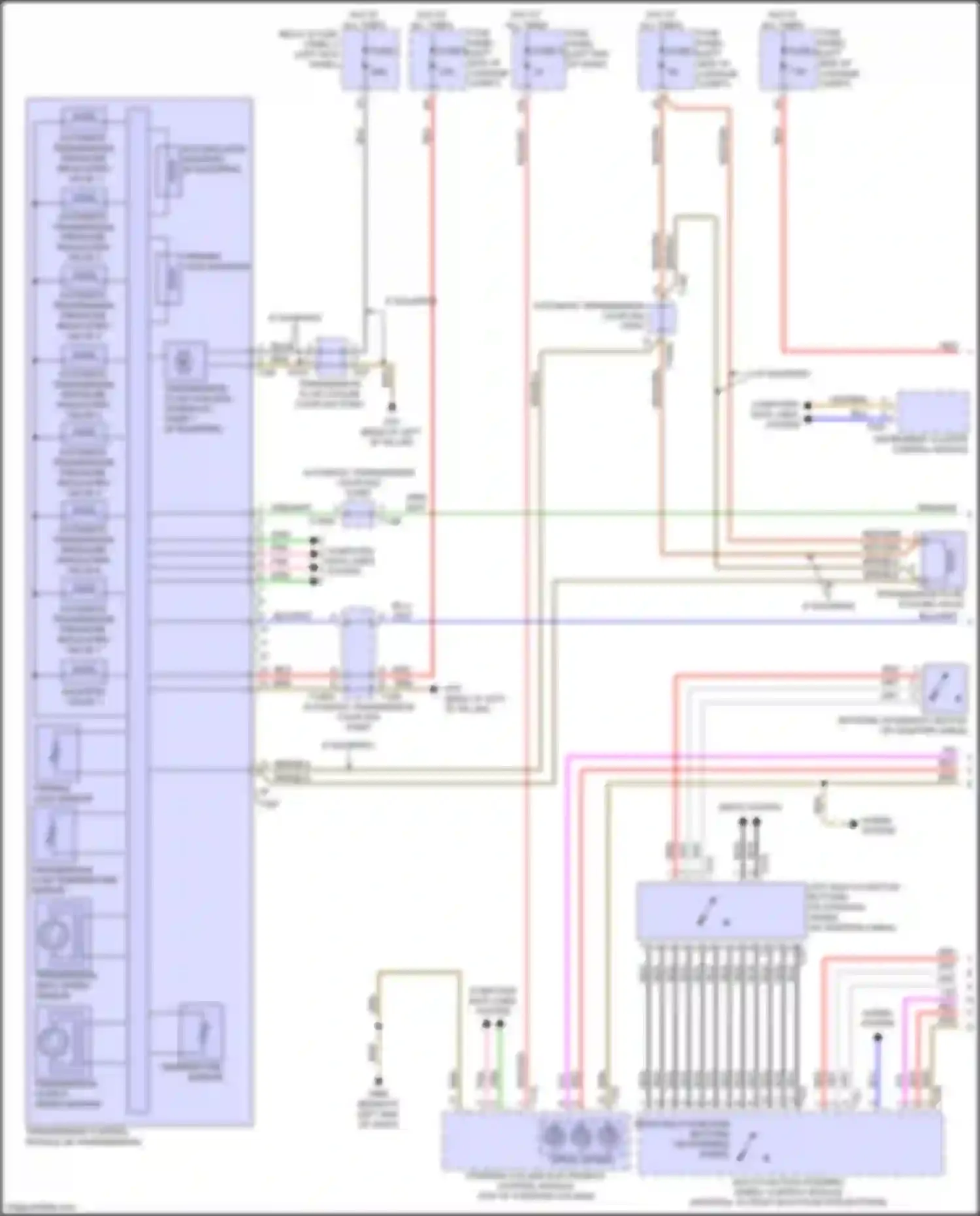 A8 Audi D5 facelift (2021-2024): A/t circuit (1 of 2)