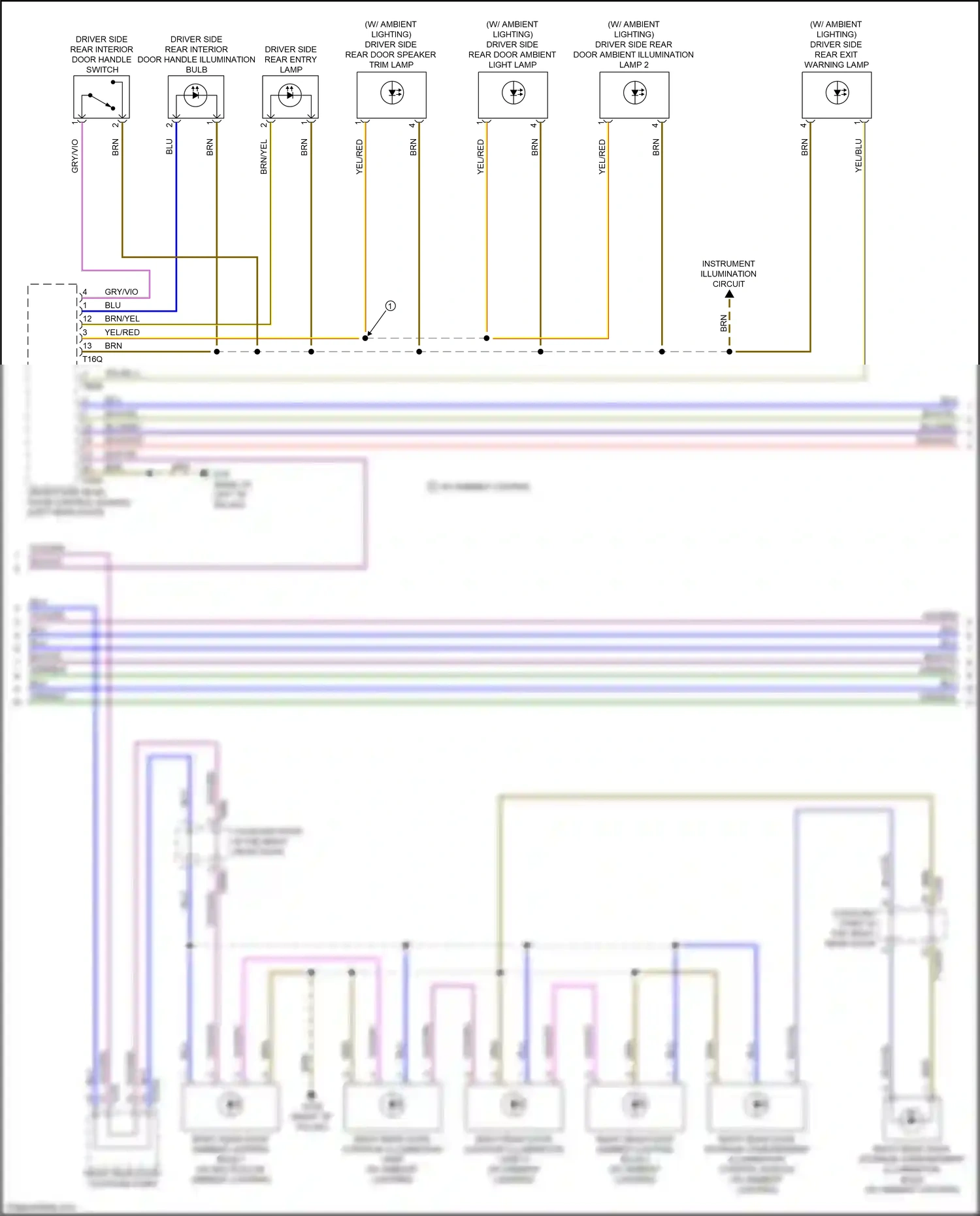 Wiring diagram blk/yel for Audi A8 D5 facelift (2021-2024) (3 of 44)