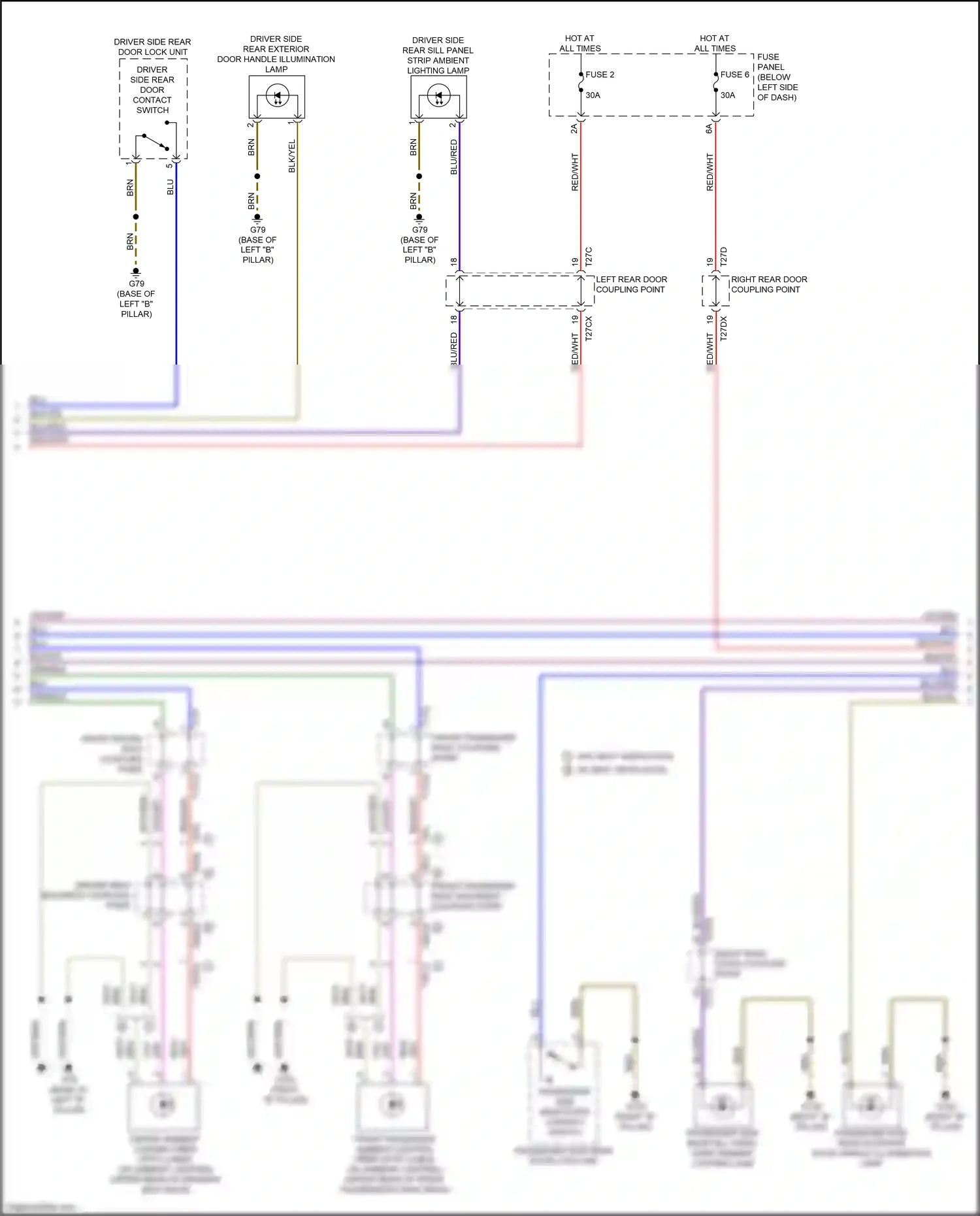 Wiring diagram blu/red for Audi A8 D5 facelift (2021-2024) (13 of 47)