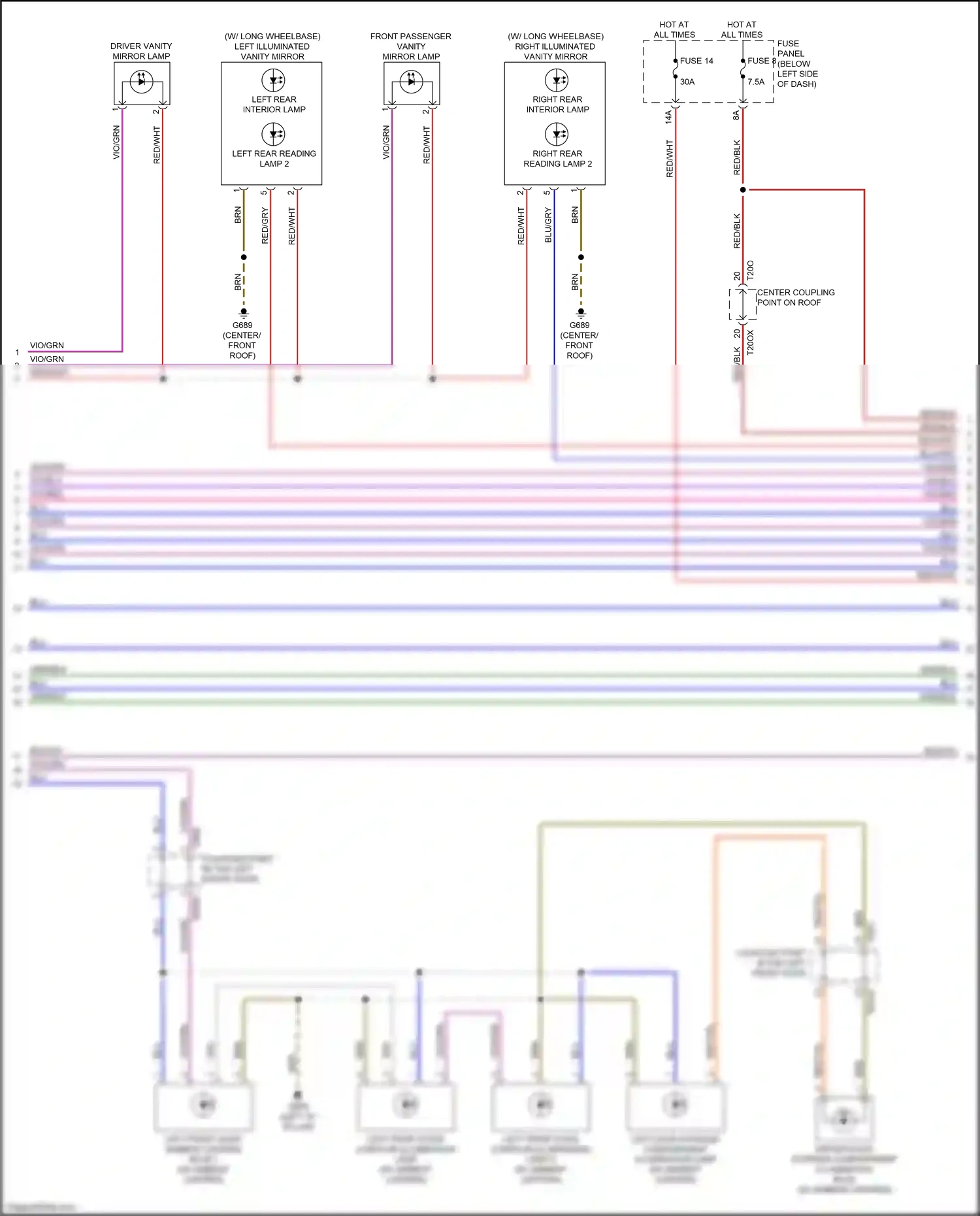 Wiring diagram brn for Audi A8 D5 facelift (2021-2024) (68 of 228)