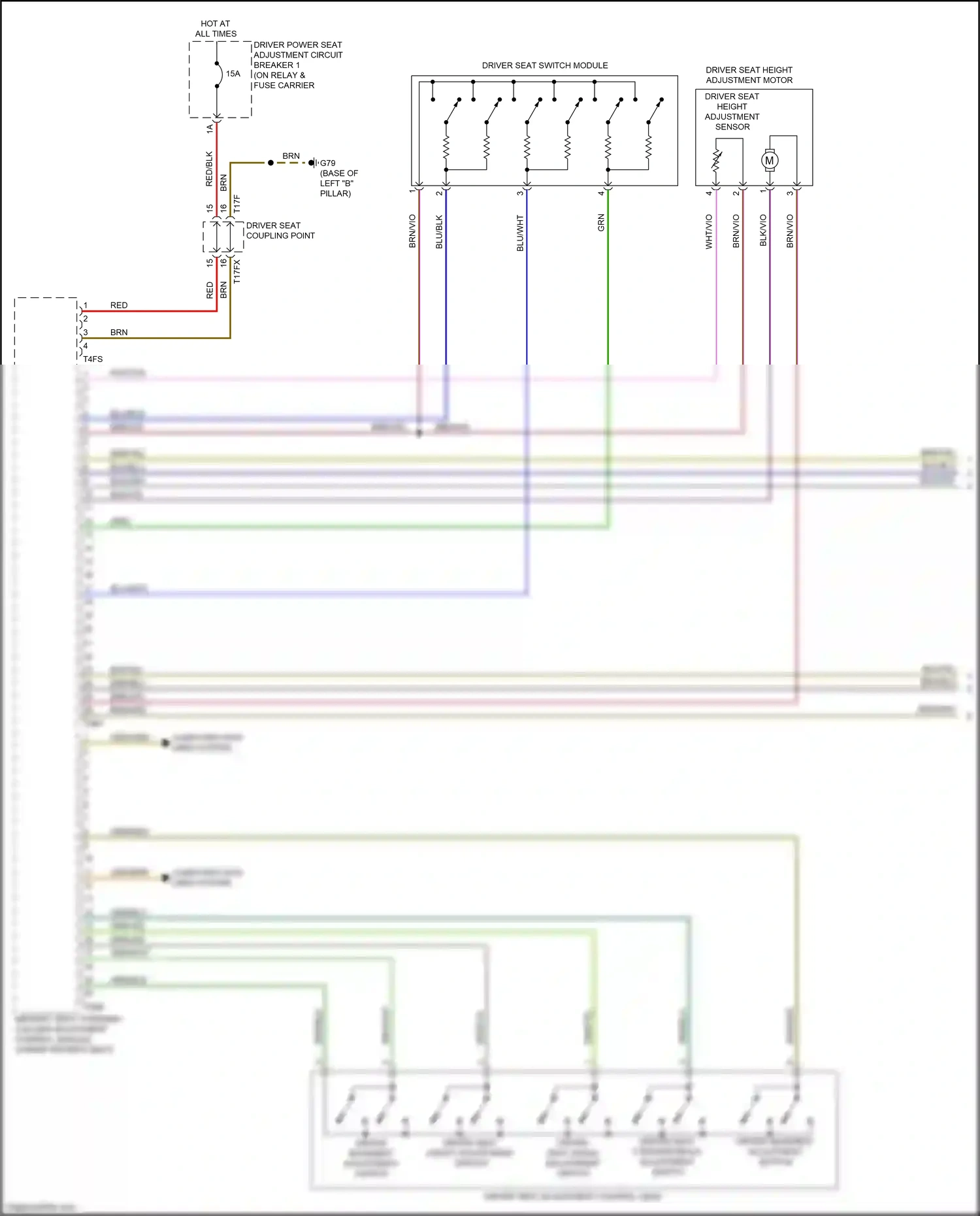 Wiring diagram brn/blu for Audi A8 D5 facelift (2021-2024) (31 of 68)