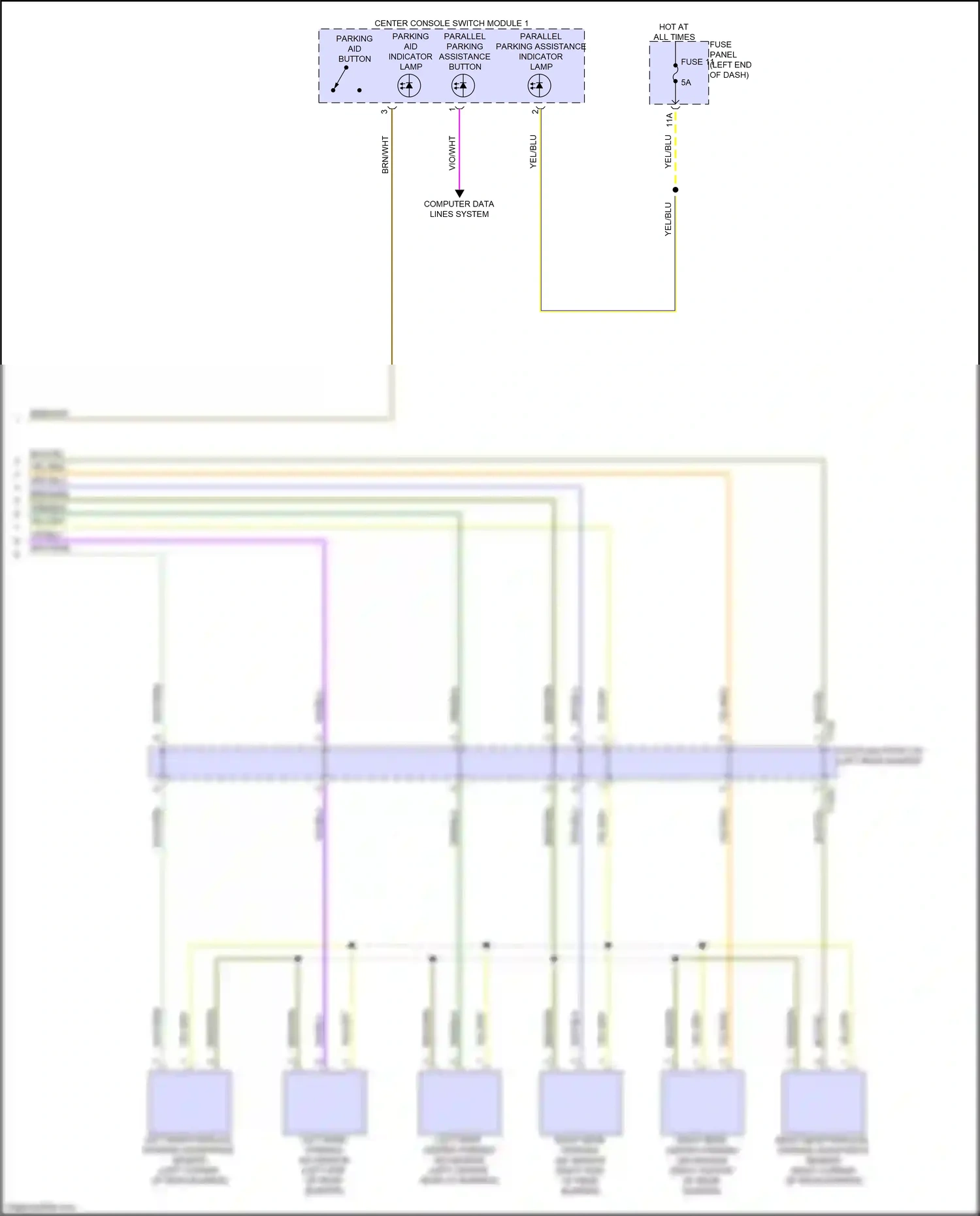 Wiring diagram brn/grn for Audi A8 D5 facelift (2021-2024) (50 of 56)