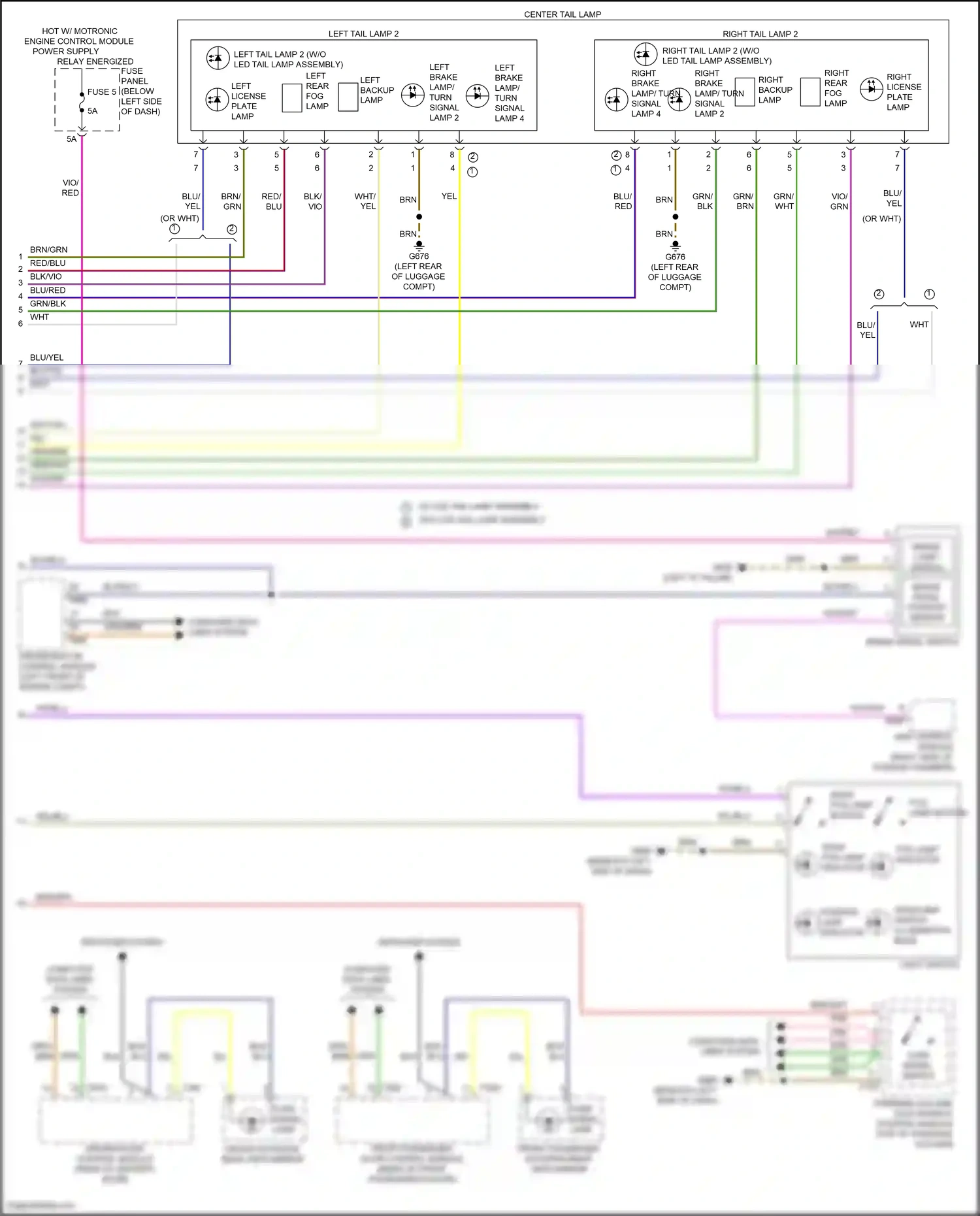 Wiring diagram front passenger door control module for Audi A8 D5 facelift (2021-2024) (12 of 18)