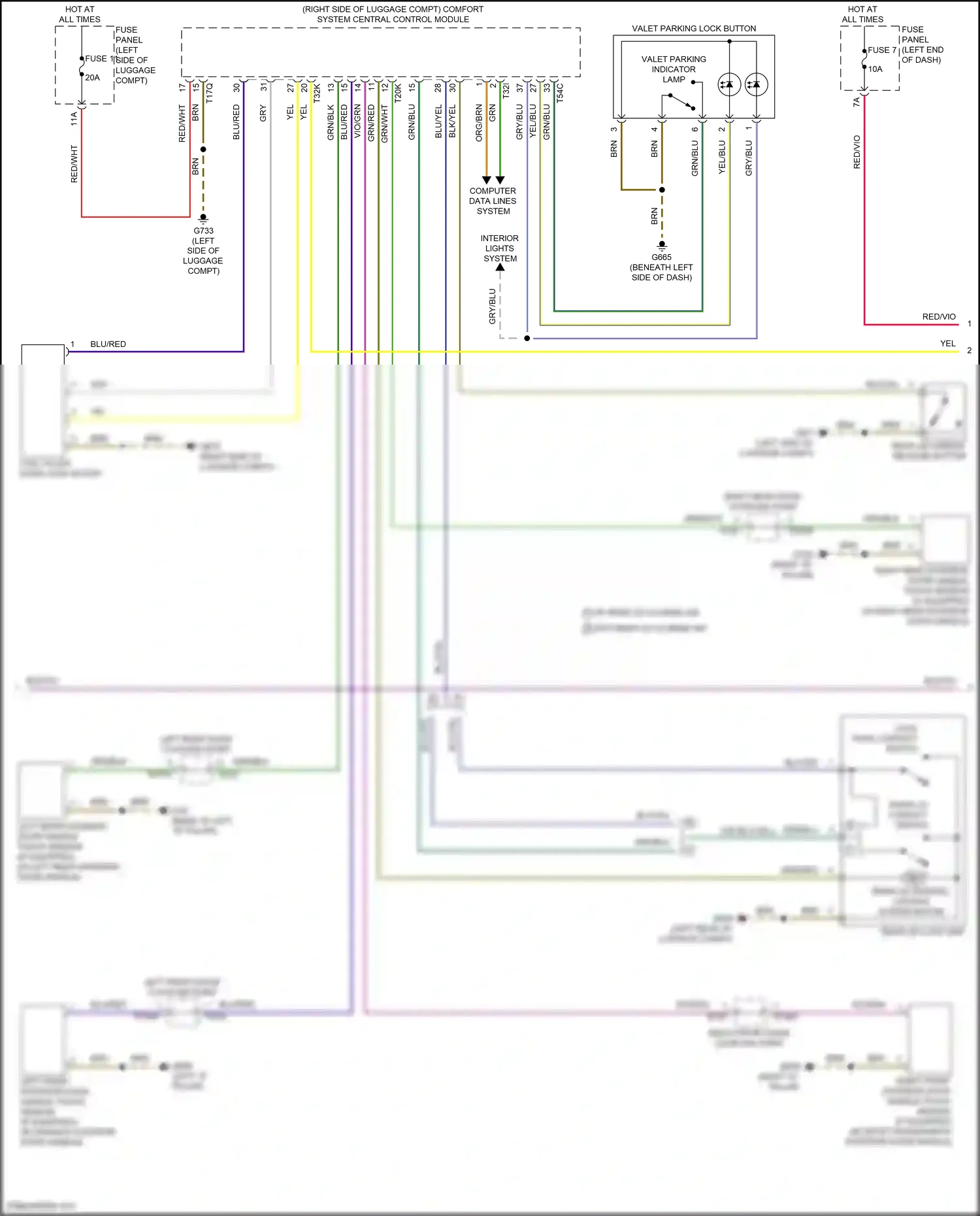 Wiring diagram fuse 11 for Audi A8 D5 facelift (2021-2024) (6 of 38)