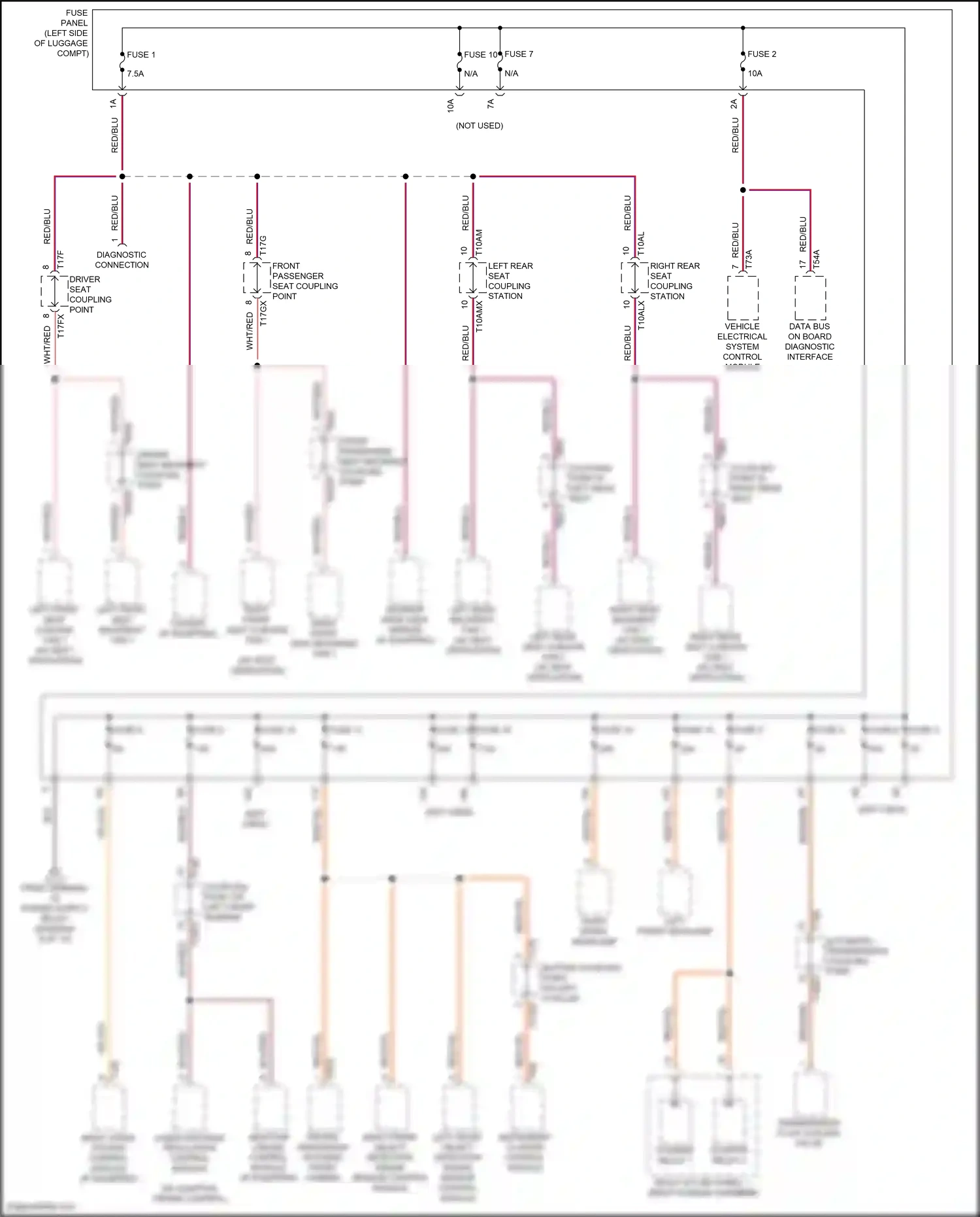 Wiring diagram fuse 2 for Audi A8 D5 facelift (2021-2024) (27 of 38)