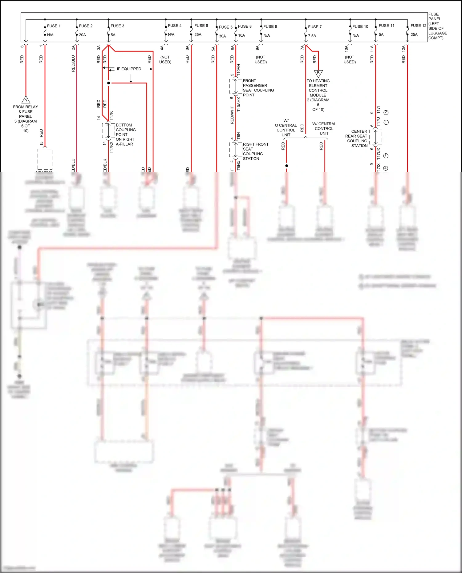 Wiring diagram fuse 3 for Audi A8 D5 facelift (2021-2024) (12 of 27)