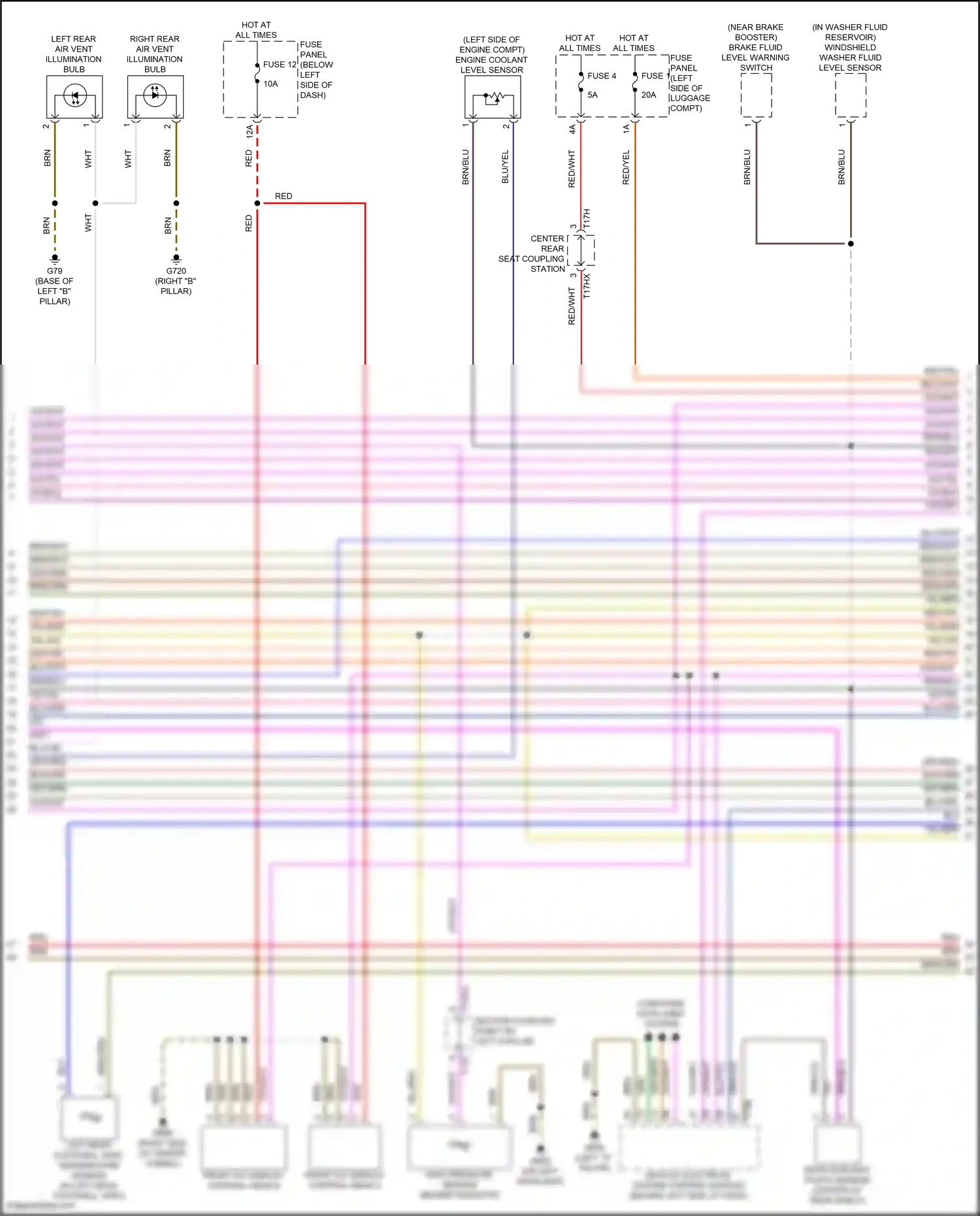 Wiring diagram fuse 4 for Audi A8 D5 facelift (2021-2024) (12 of 21)