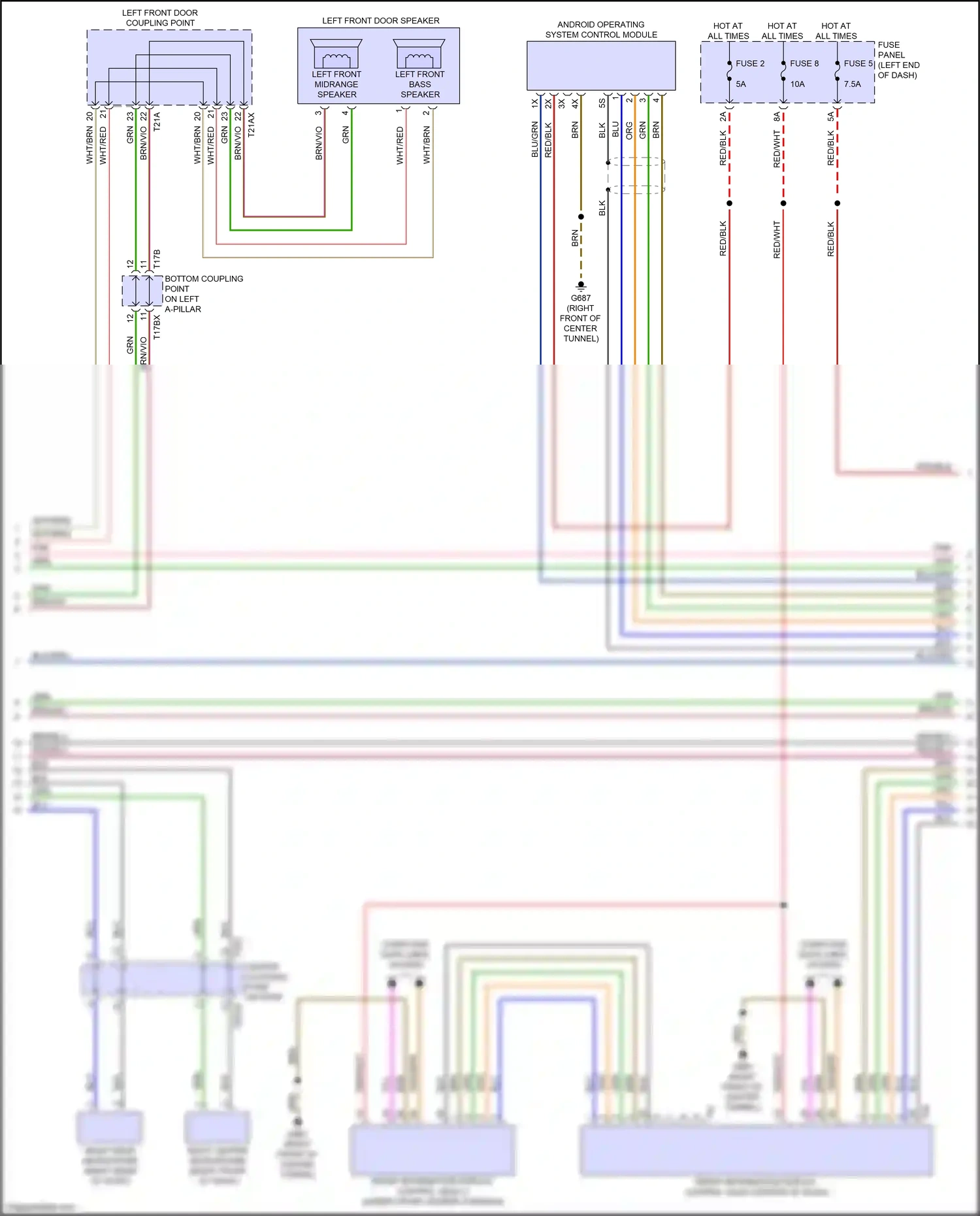 Wiring diagram fuse 5 for Audi A8 D5 facelift (2021-2024) (8 of 35)