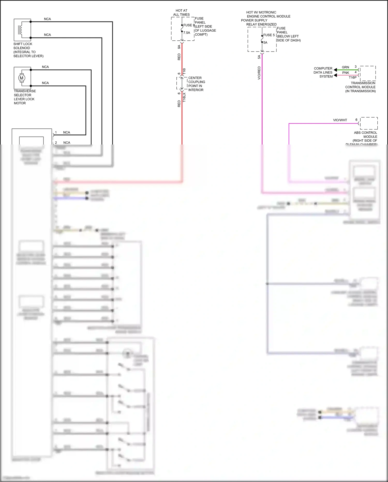 Wiring diagram fuse 9 for Audi A8 D5 facelift (2021-2024) (8 of 27)