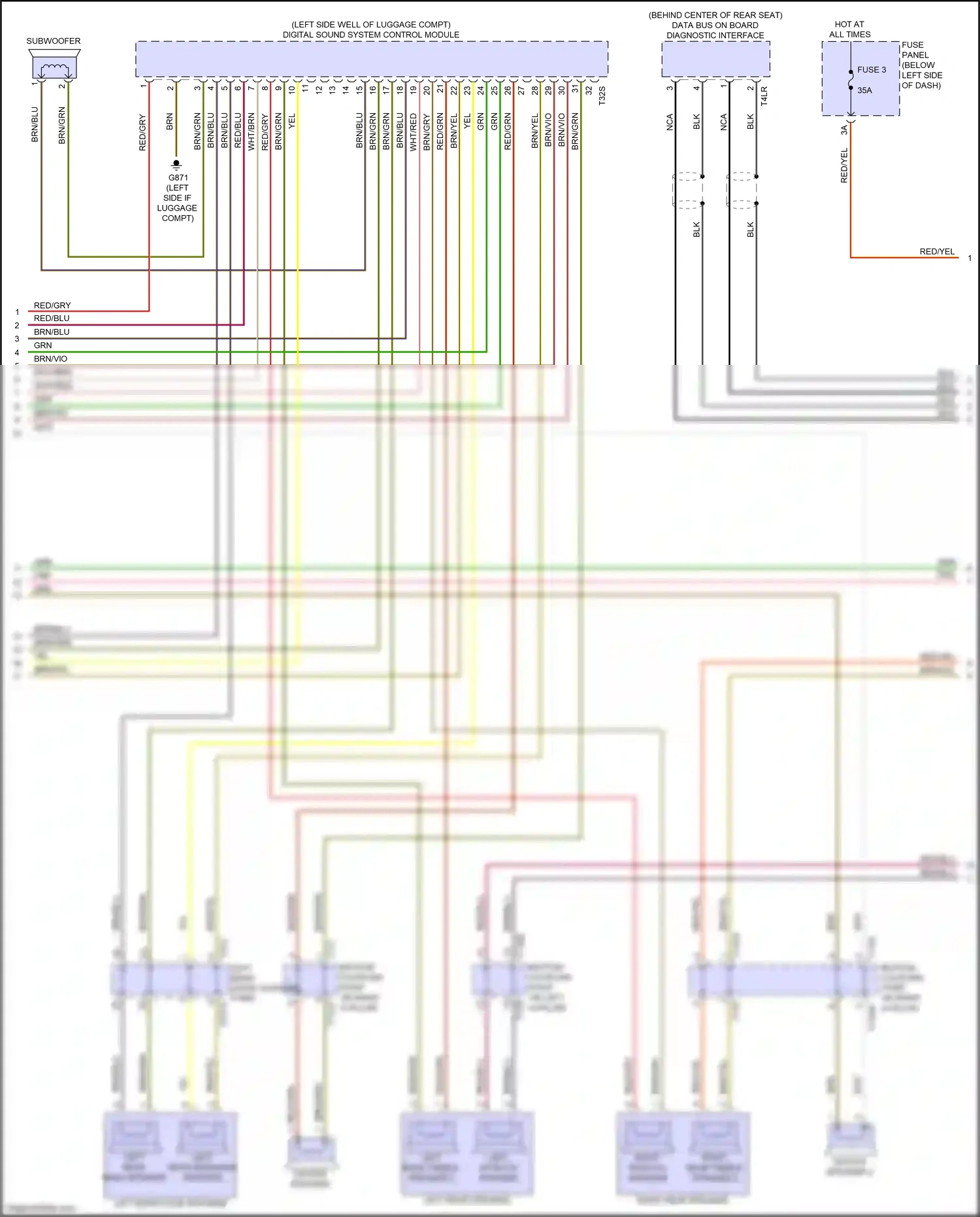 Wiring diagram grn for Audi A8 D5 facelift (2021-2024) (33 of 173)