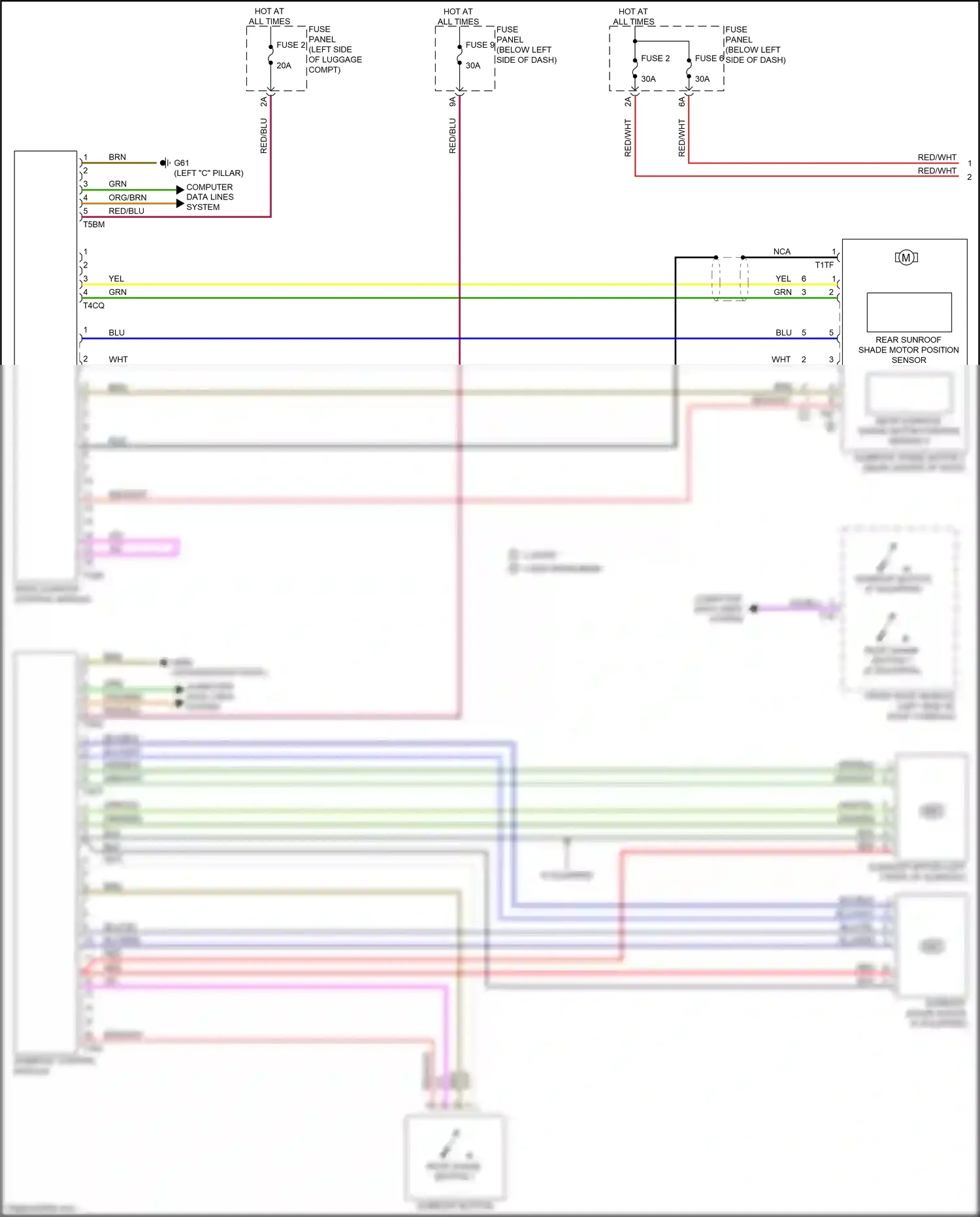 Wiring diagram grn/blk for Audi A8 D5 facelift (2021-2024) (7 of 46)