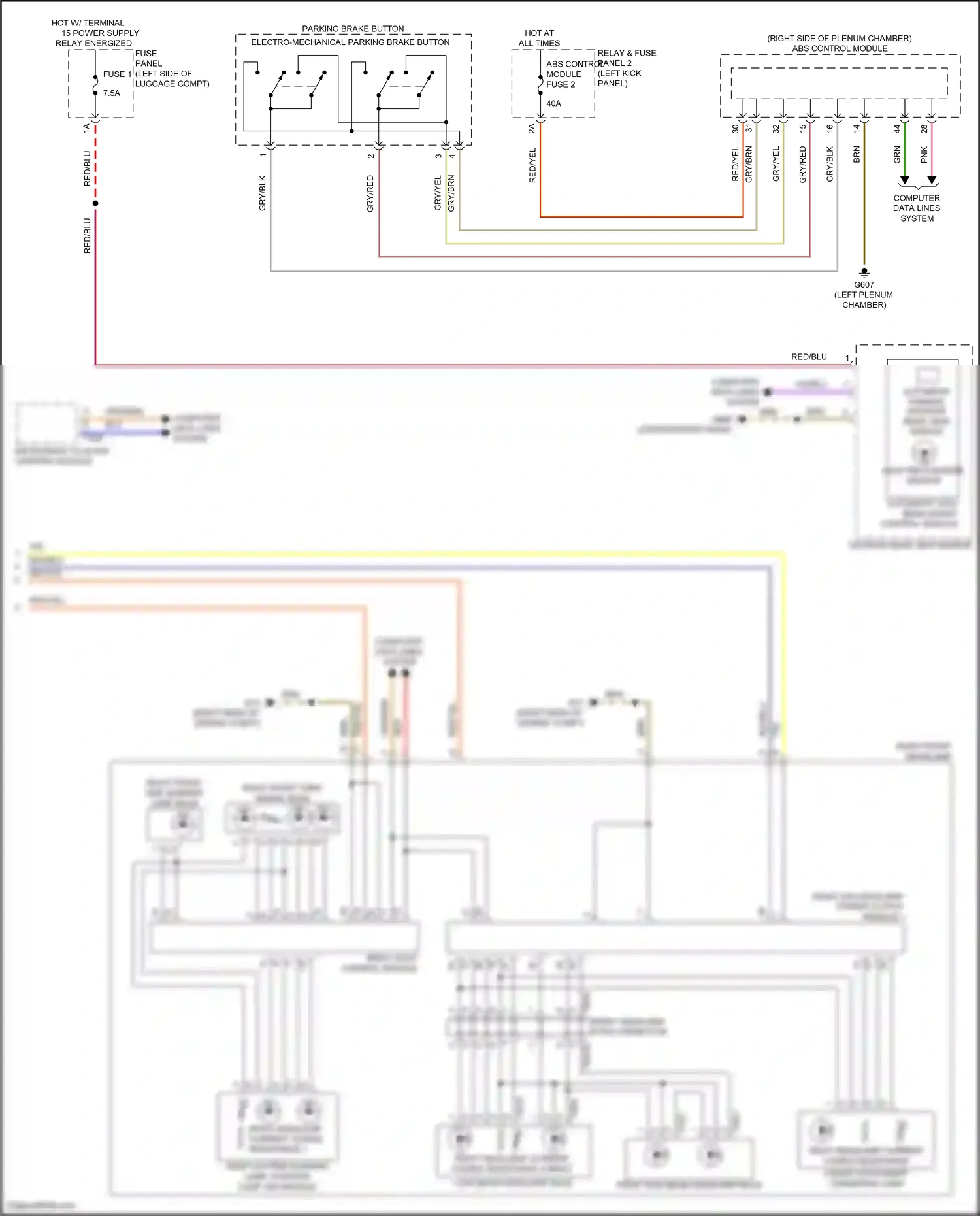 Wiring diagram gry/blk for Audi A8 D5 facelift (2021-2024) (11 of 18)