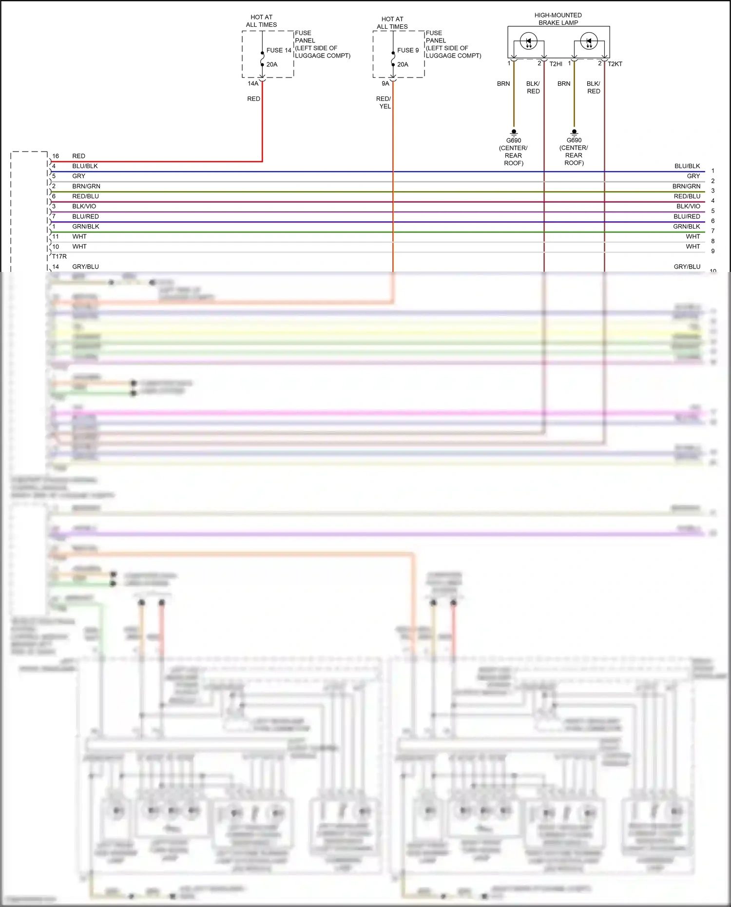 Wiring diagram gry/blu for Audi A8 D5 facelift (2021-2024) (21 of 43)