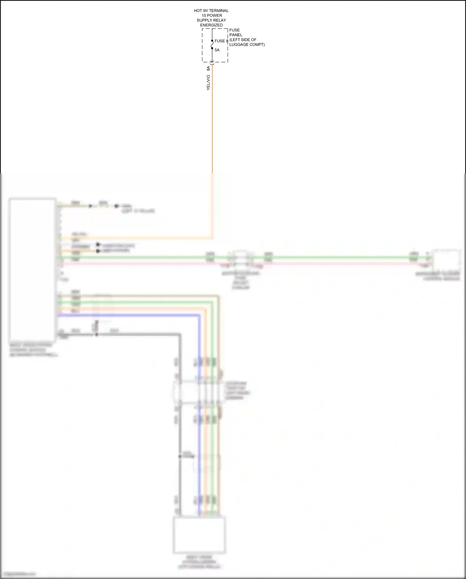 Wiring diagram night vision system control module for Audi A8 D5 facelift (2021-2024) (3 of 4)