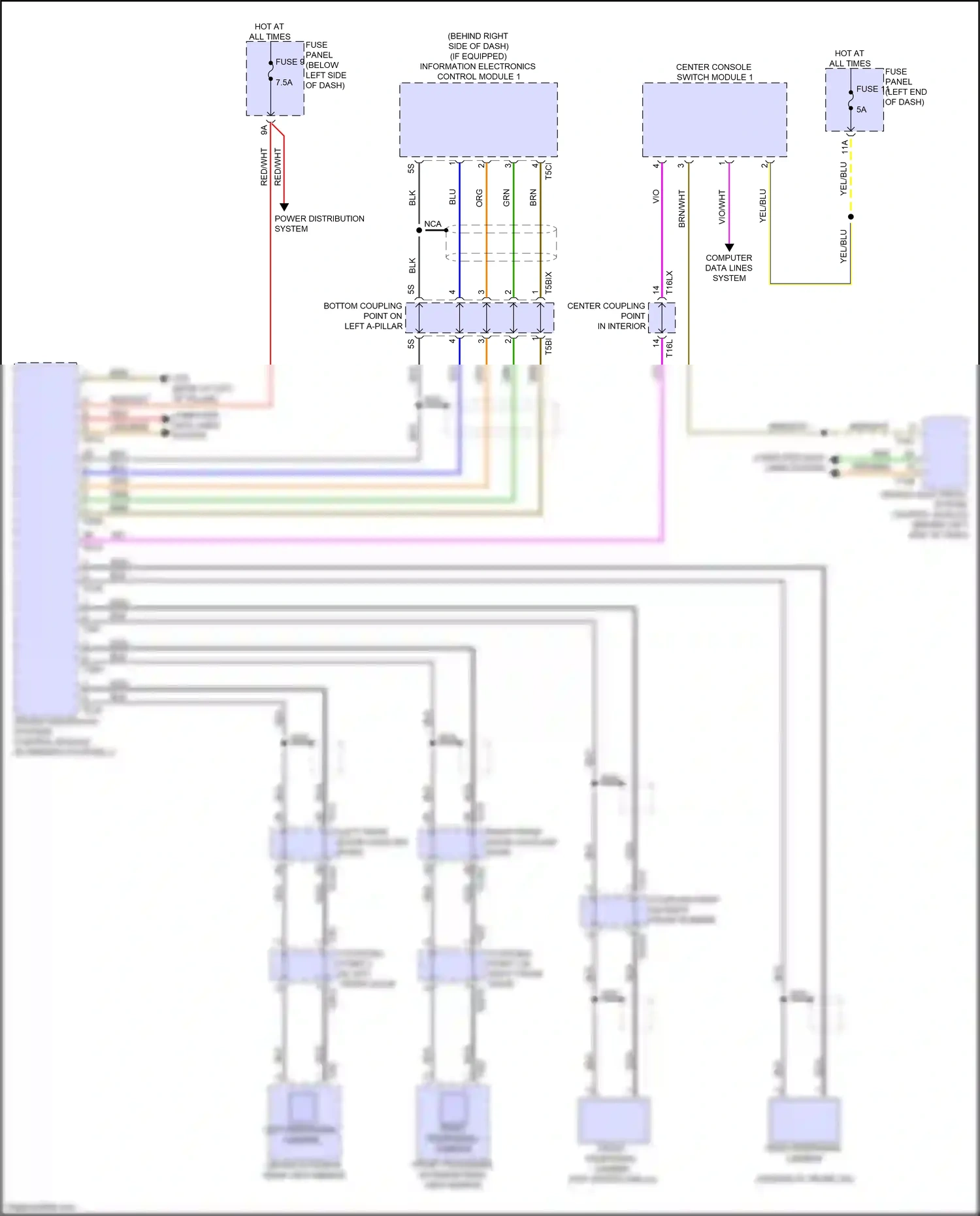 Wiring diagram org/ for Audi A8 D5 facelift (2021-2024) (30 of 32)