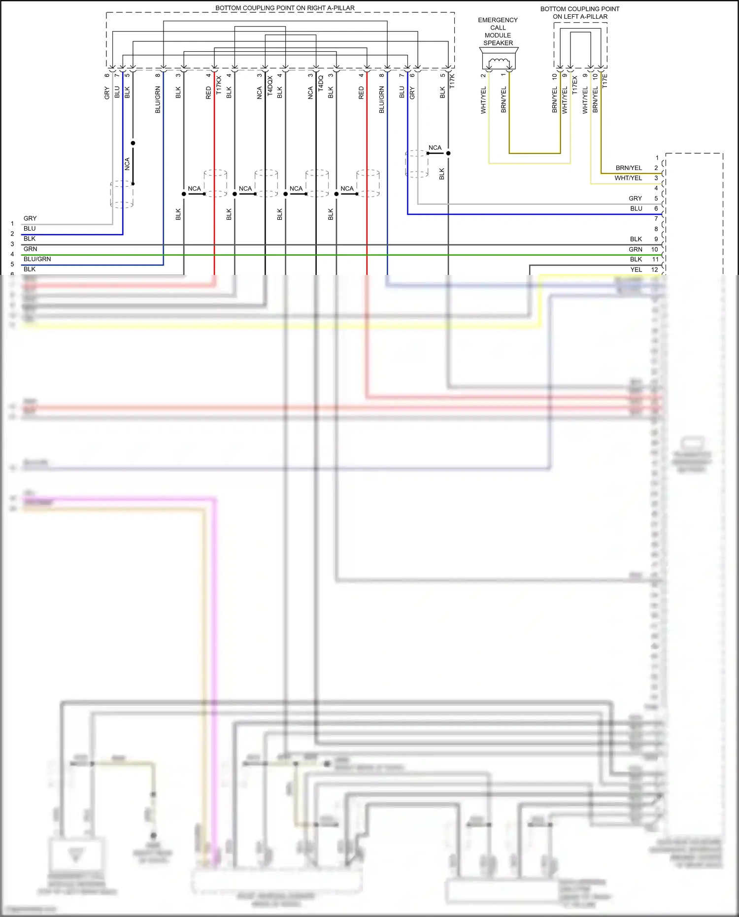 Wiring diagram org/brn for Audi A8 D5 facelift (2021-2024) (83 of 146)
