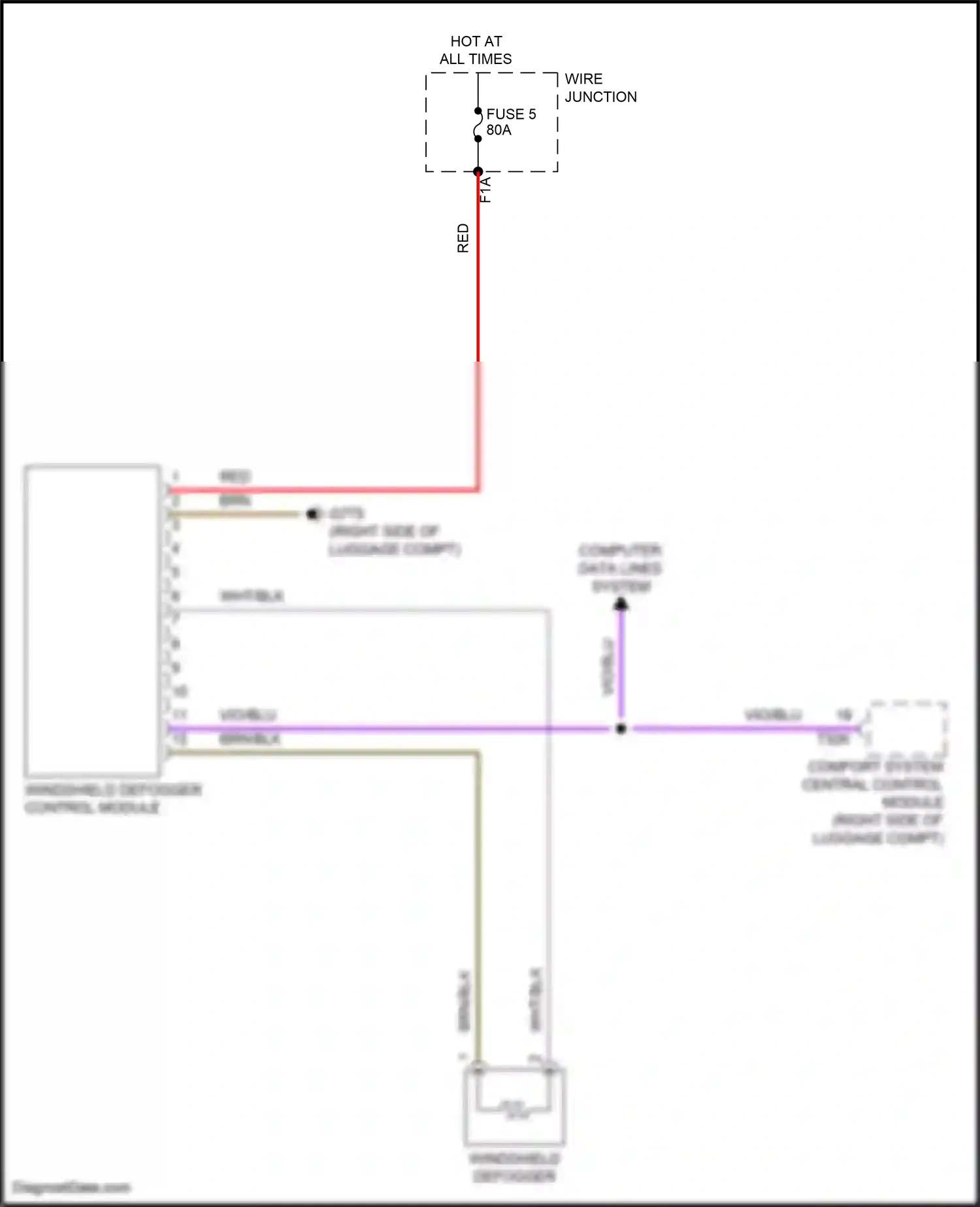 Wiring diagram red for Audi A8 D5 facelift (2021-2024) (37 of 150)