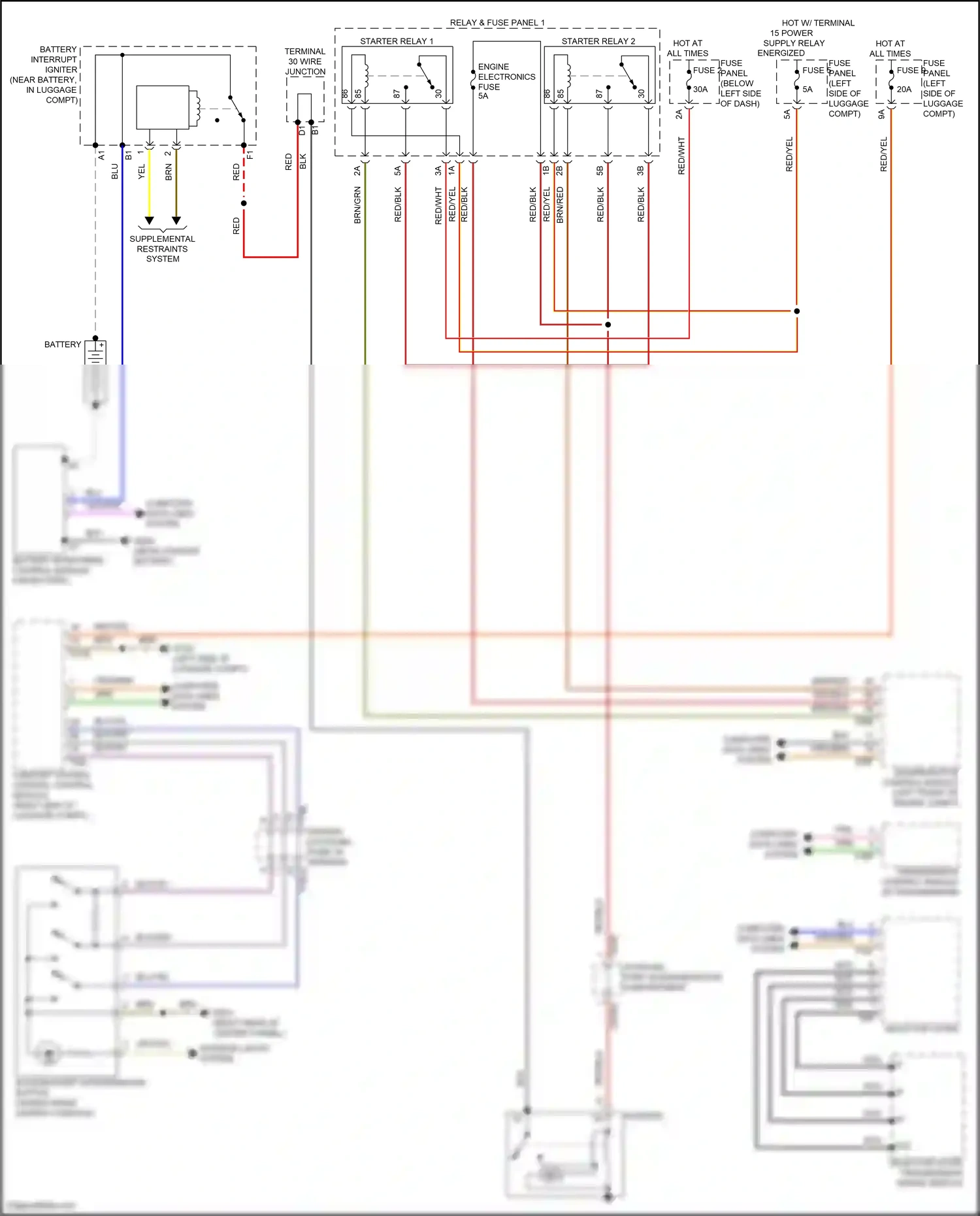 Wiring diagram red/blk for Audi A8 D5 facelift (2021-2024) (29 of 69)