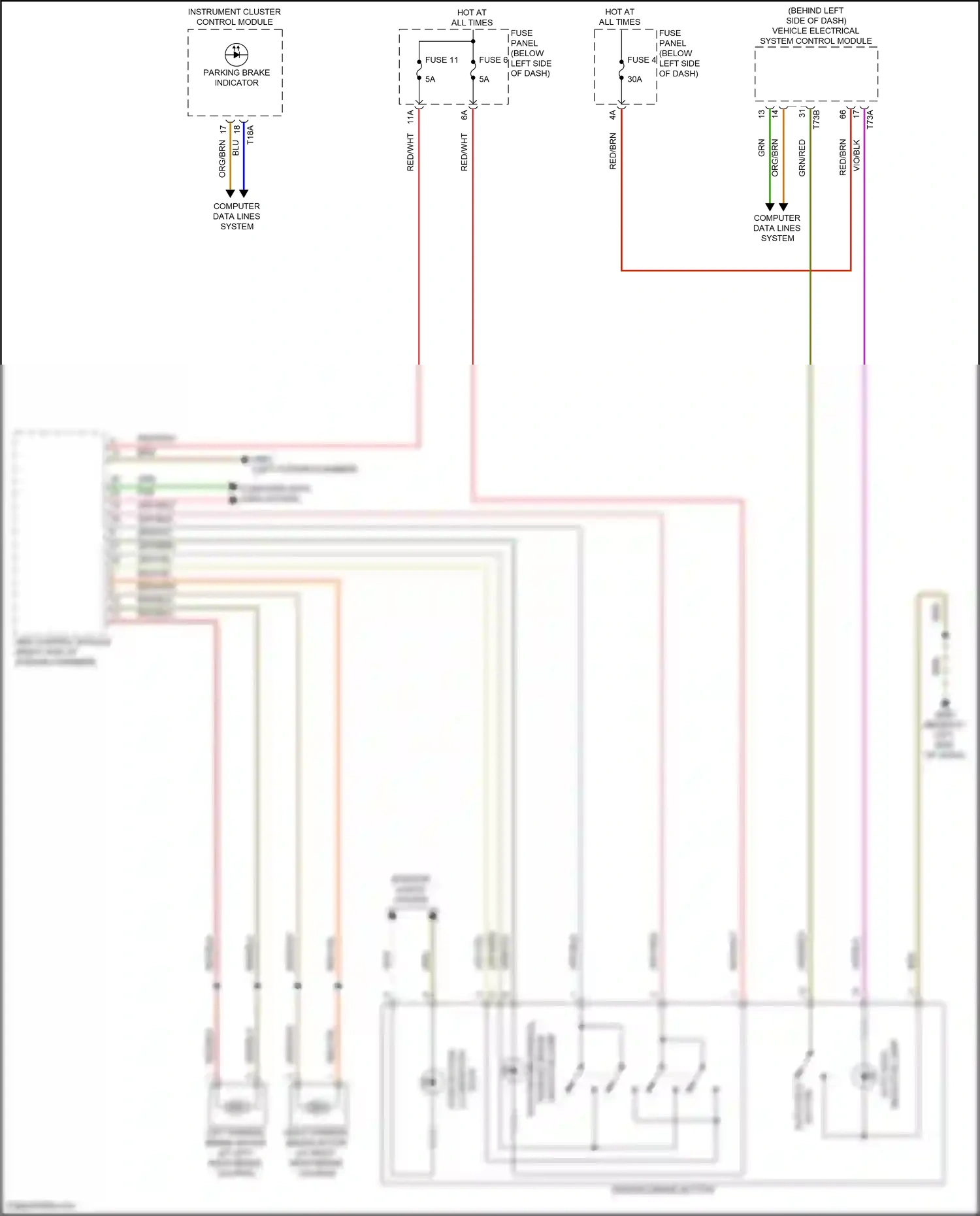 Wiring diagram red/brn for Audi A8 D5 facelift (2021-2024) (5 of 9)