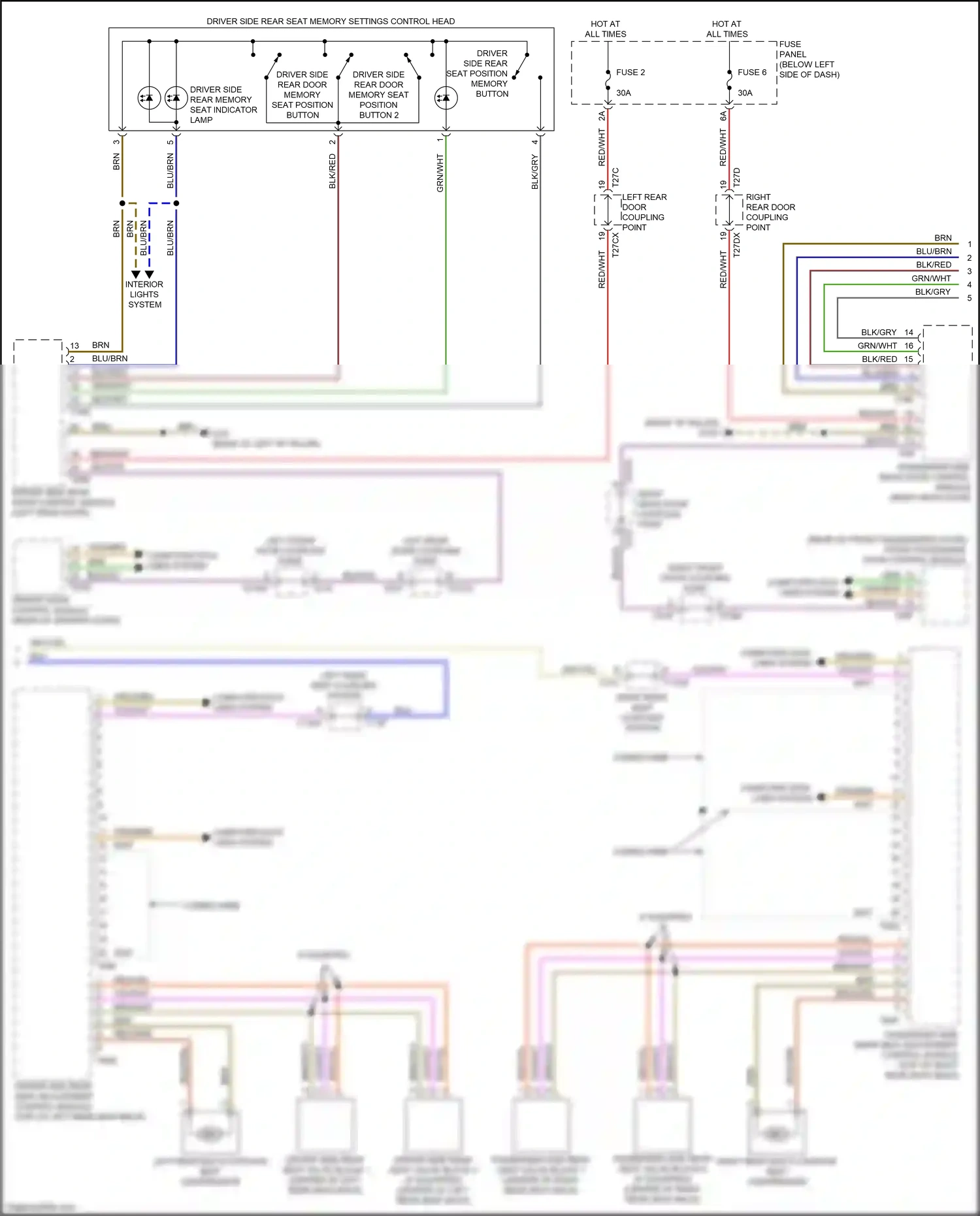 Wiring diagram red/grn for Audi A8 D5 facelift (2021-2024) (16 of 45)