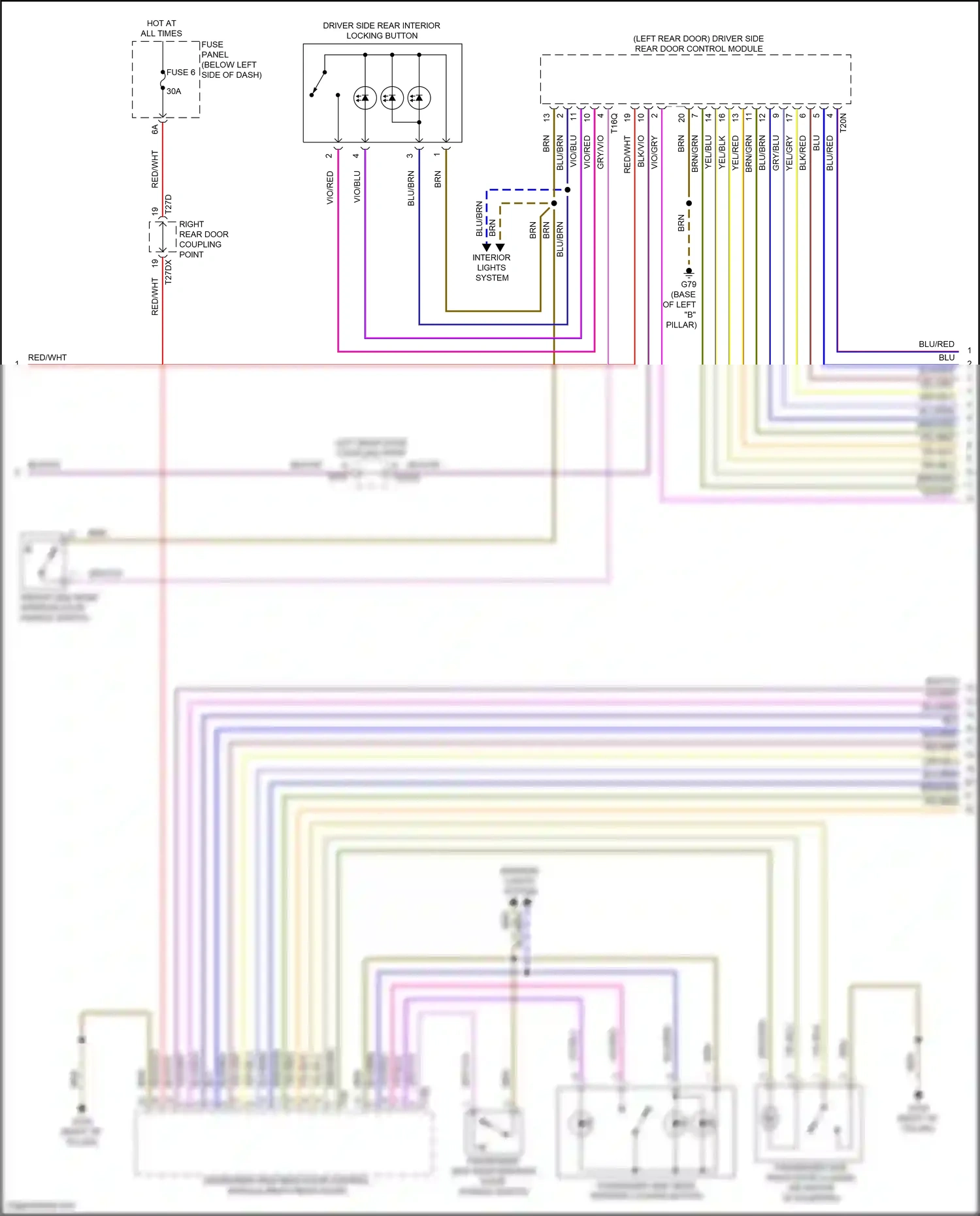 Wiring diagram red/wht for Audi A8 D5 facelift (2021-2024) (3 of 88)