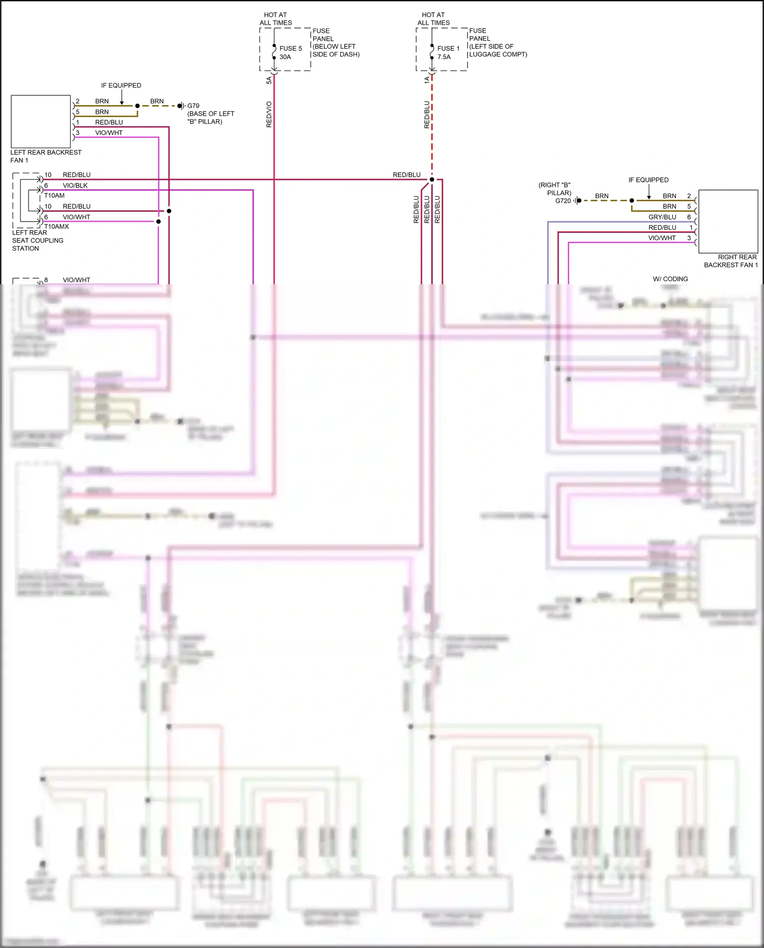 Wiring diagram vehicle electrical system control module for Audi A8 D5 facelift (2021-2024) (19 of 44)