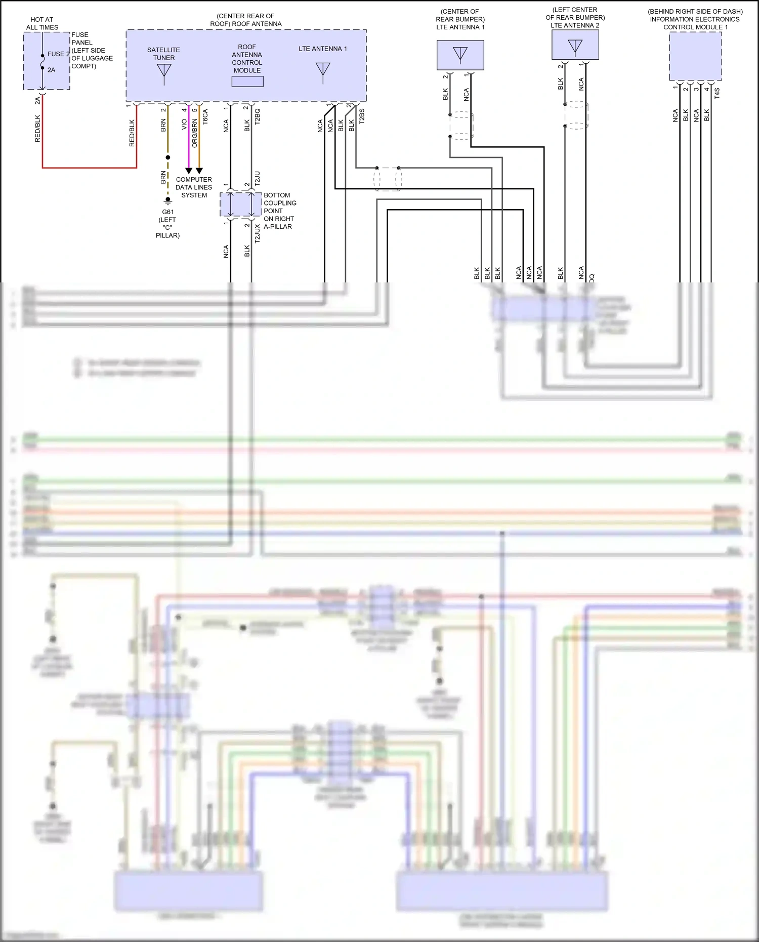 Wiring diagram vio for Audi A8 D5 facelift (2021-2024) (16 of 91)