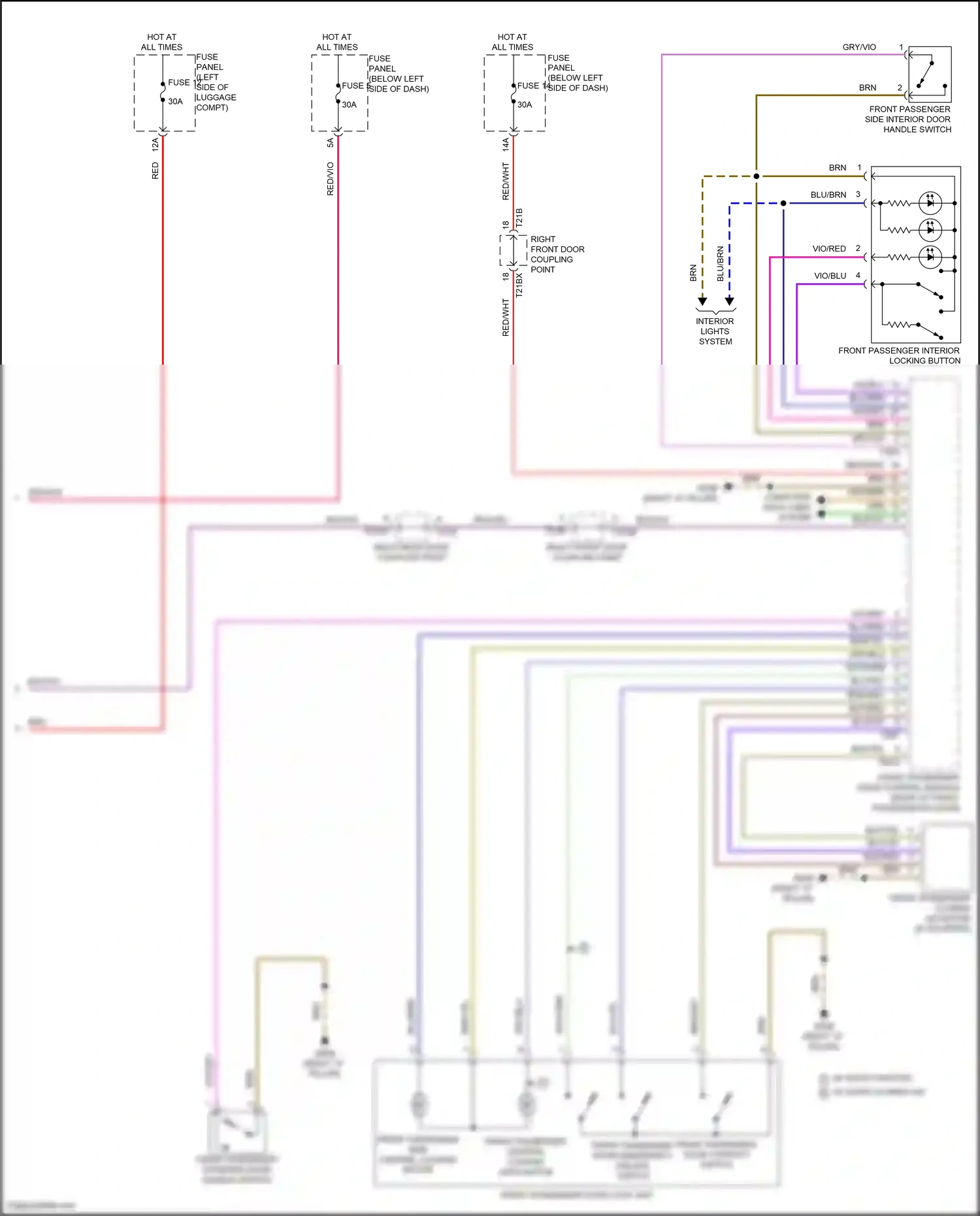 Wiring diagram vio/blu for Audi A8 D5 facelift (2021-2024) (6 of 51)