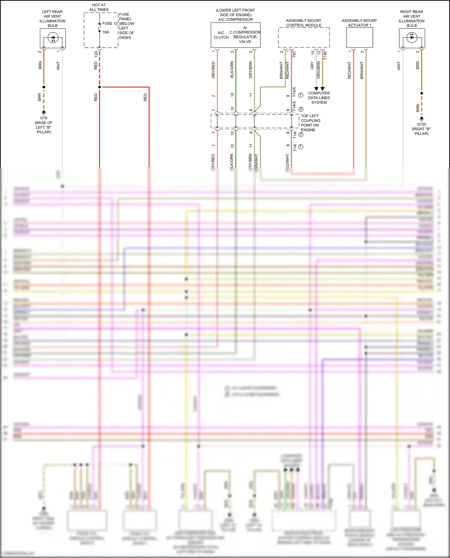 Wiring diagram vio/wht for Audi A8 D5 facelift (2021-2024) (42 of 52)