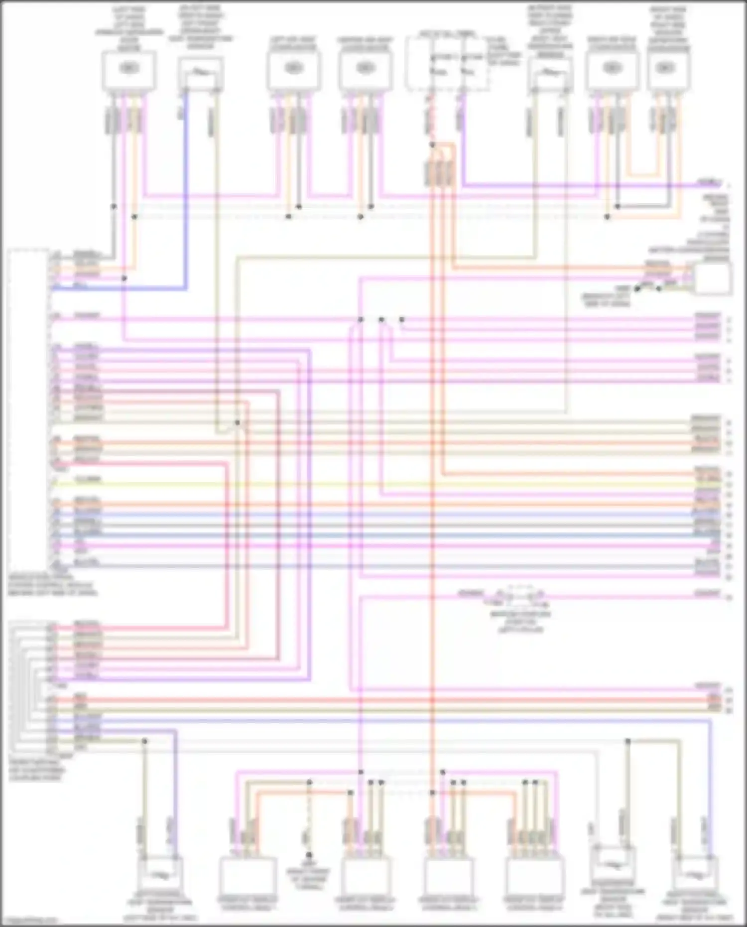 A8 Audi D5 (2017-2022): Automatic a/c circuit, w/ rear controls (1 of 6)