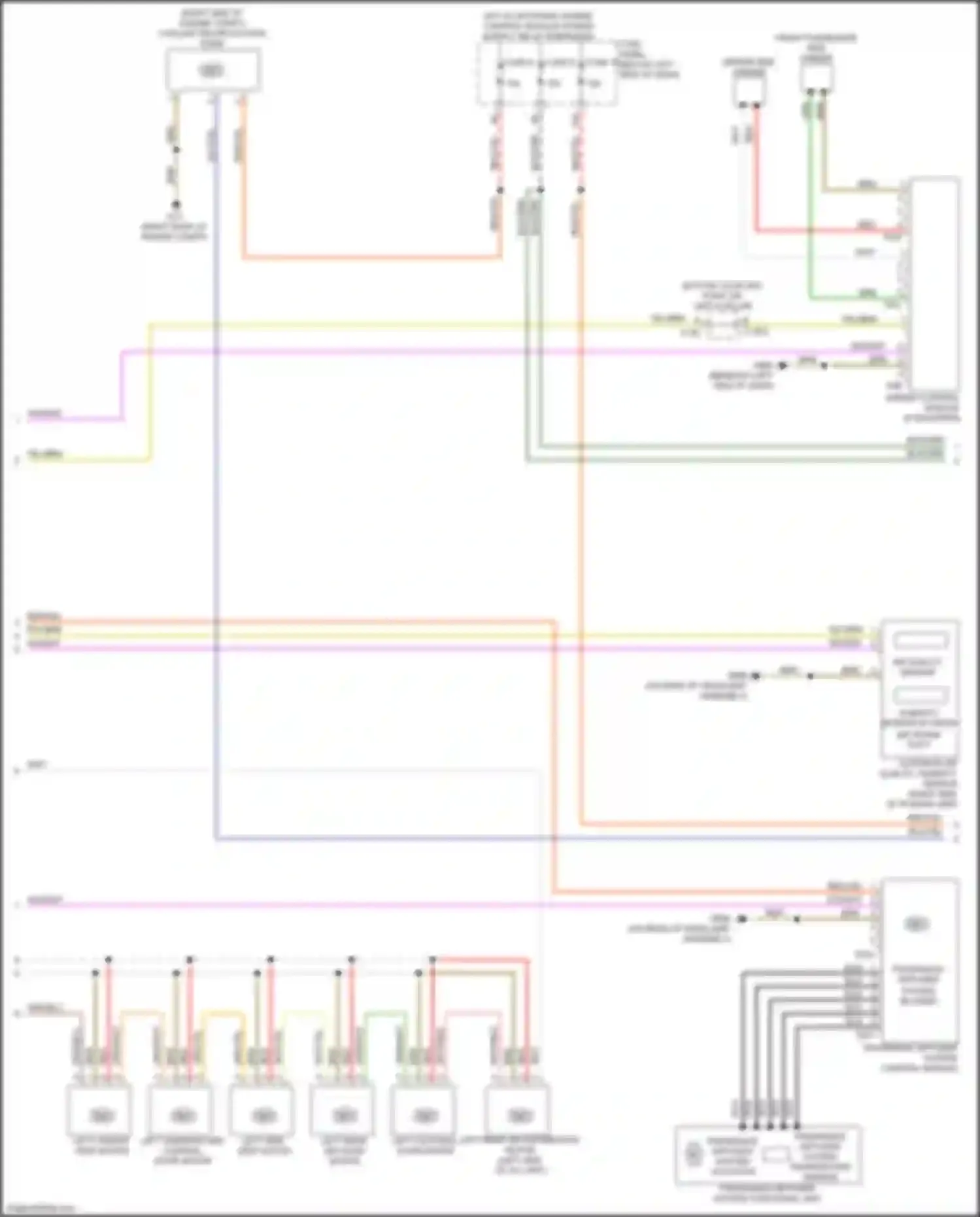 A8 Audi D5 (2017-2022): Automatic a/c circuit, w/ rear controls (5 of 6)