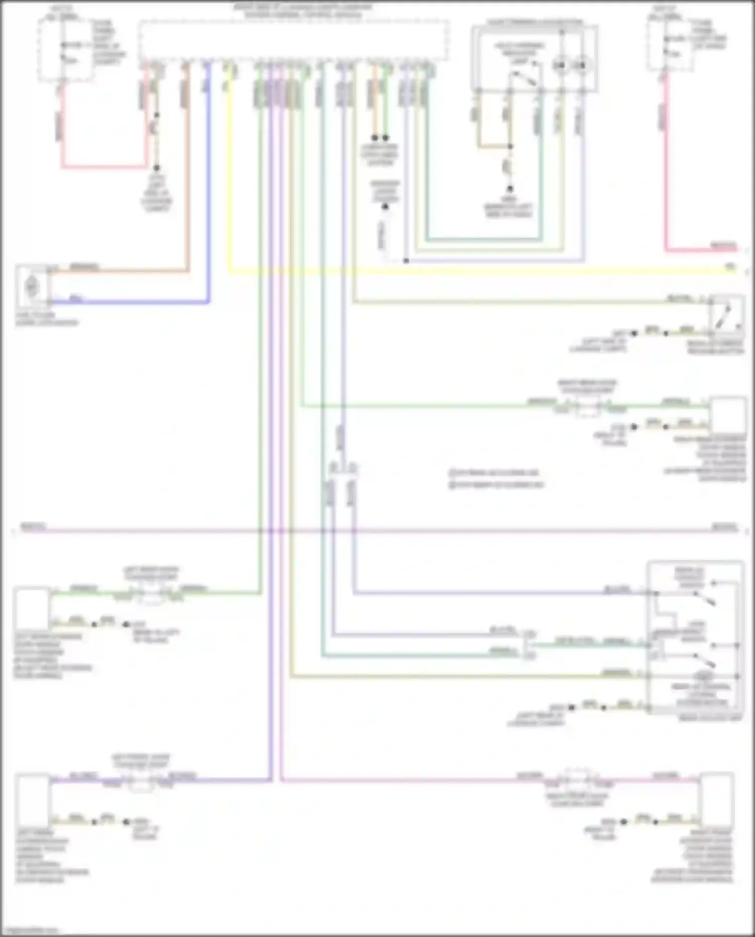 A8 Audi D5 (2017-2022): Forced entry circuit (4 of 6)